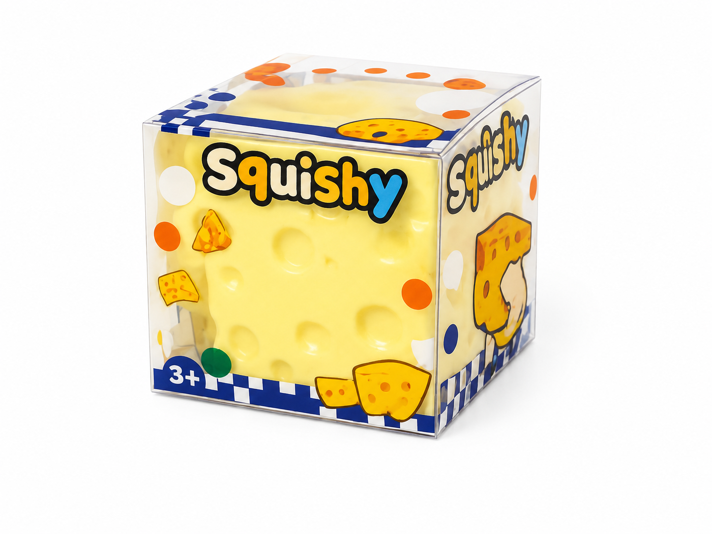 Cheese Memory Vaseline Squishy 2" MSS9