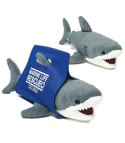 Great White Shark Plush with Rescue Stretcher