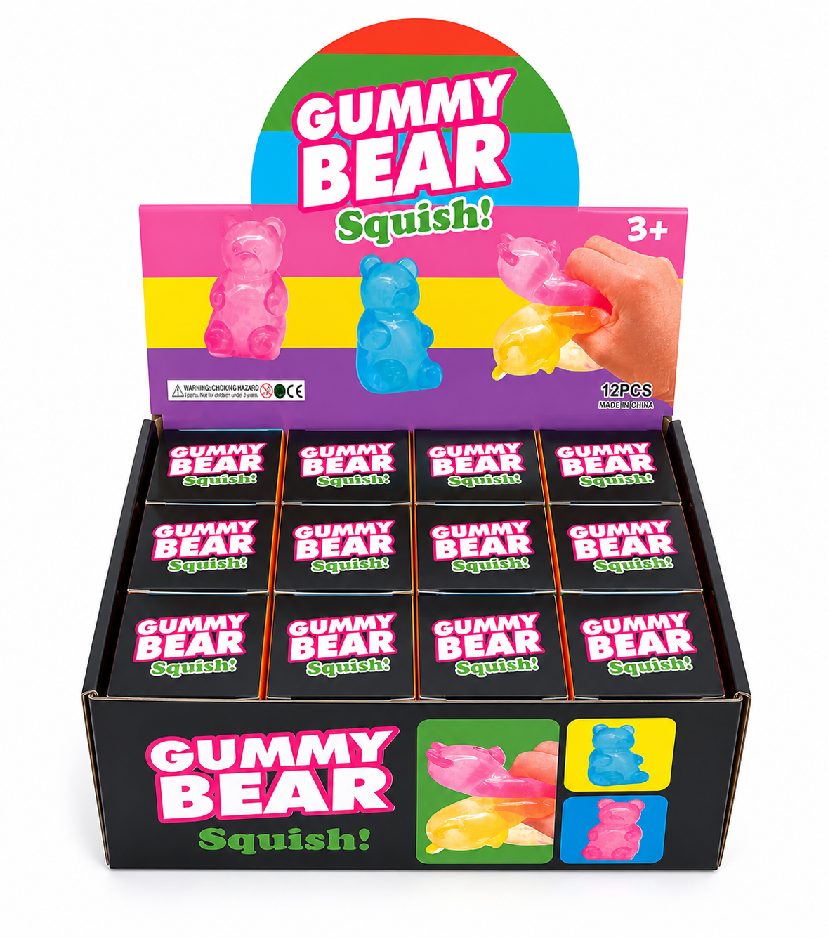 Gummy Bear Squish! – 12 Piece Display MSND7