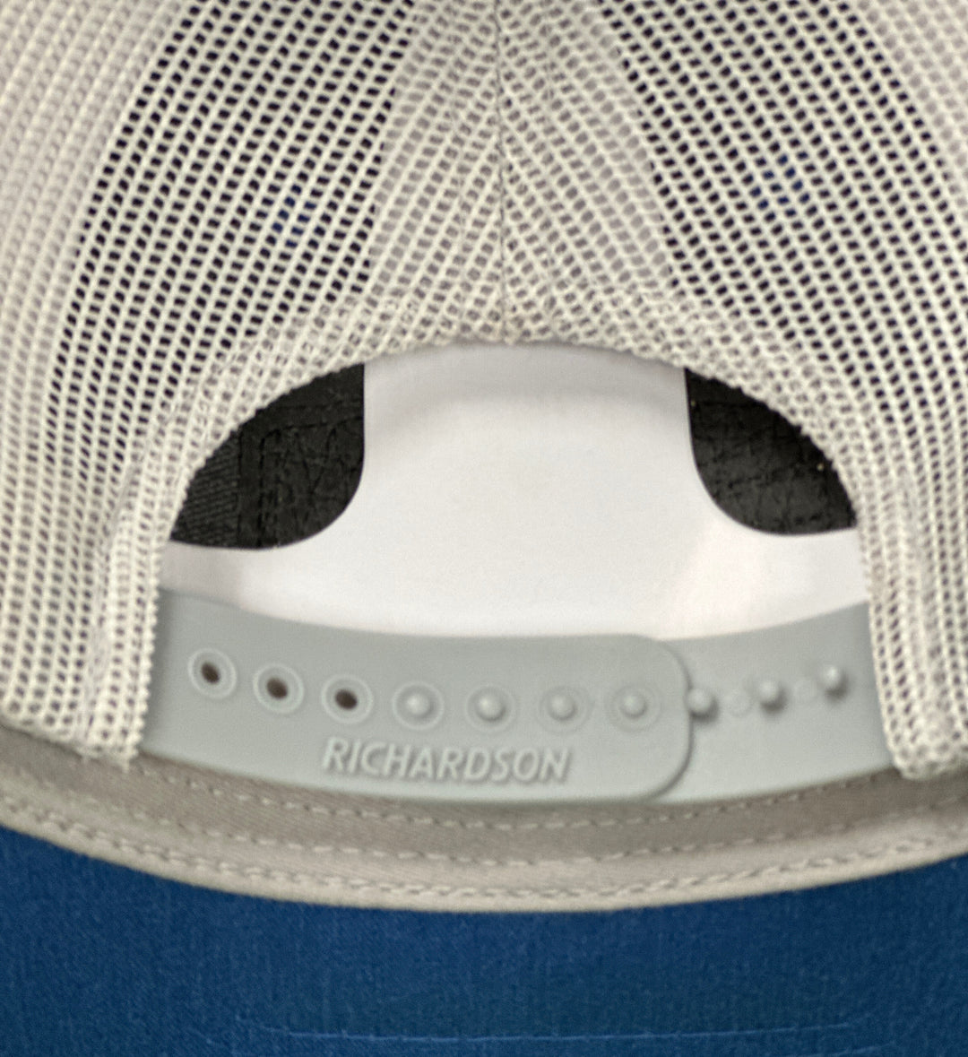 Leather Logo Hat Royal Blue