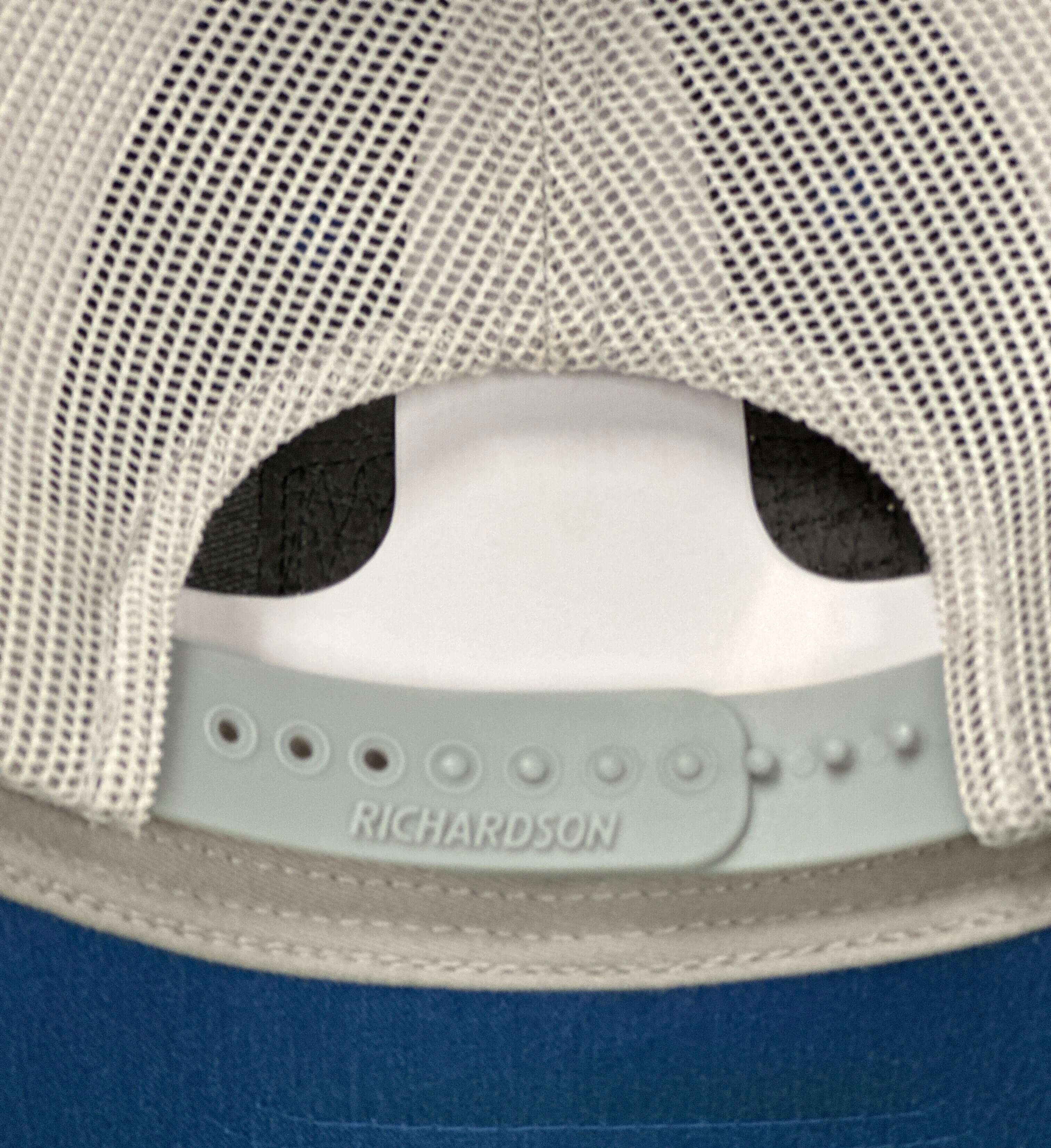 Leather Logo Hat Royal Blue