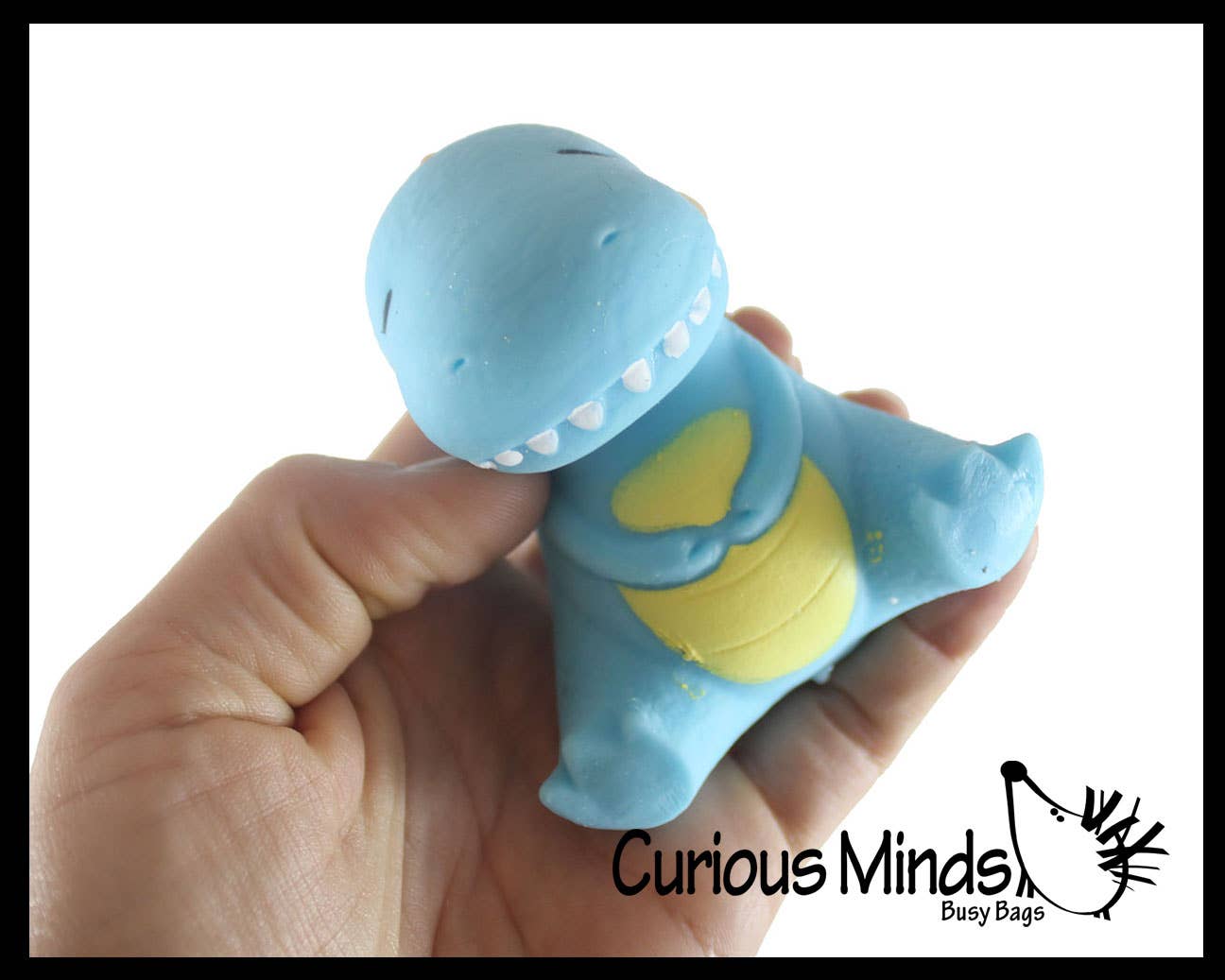 Dinosaur Soft Cream Doh Filled Stress Ball - Squishy Gooe