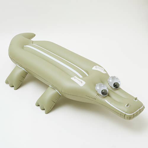 Kids Lie-On Float Cookie the Croc Khaki