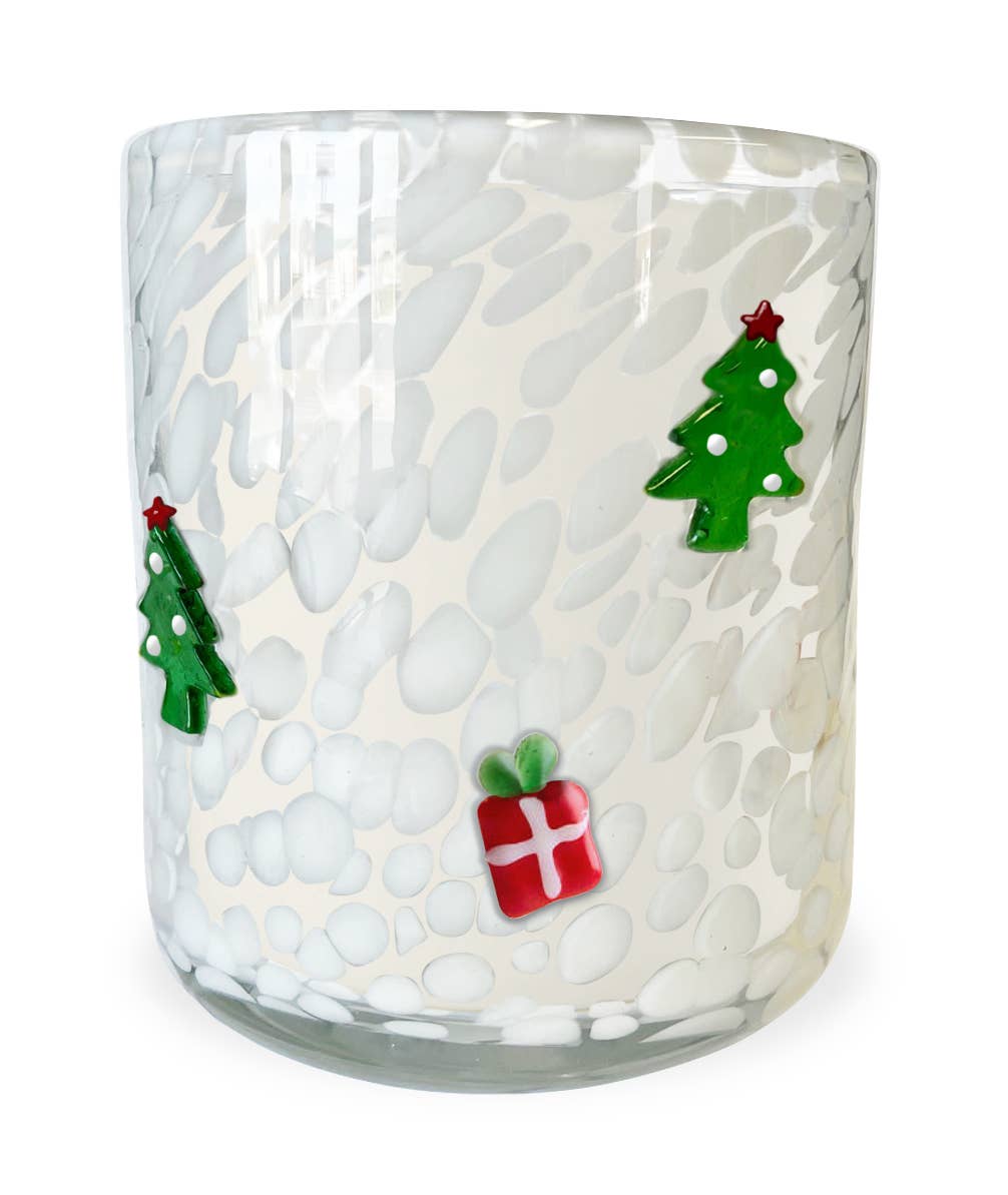 Tree &  Gift  12oz  Icon Candle