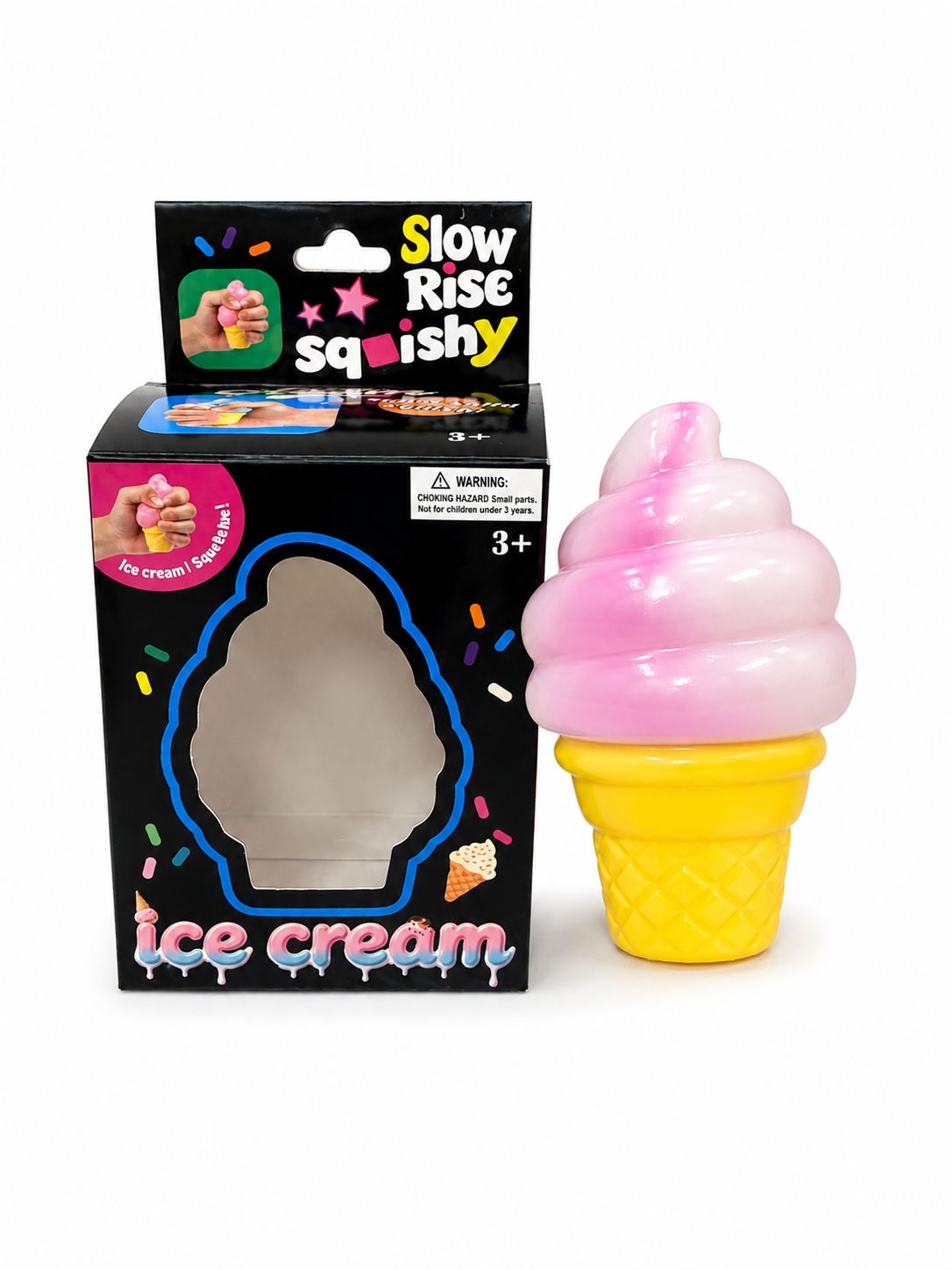 Ice Cream Squishy Toy Display – 12 Piece PDQ MSND14