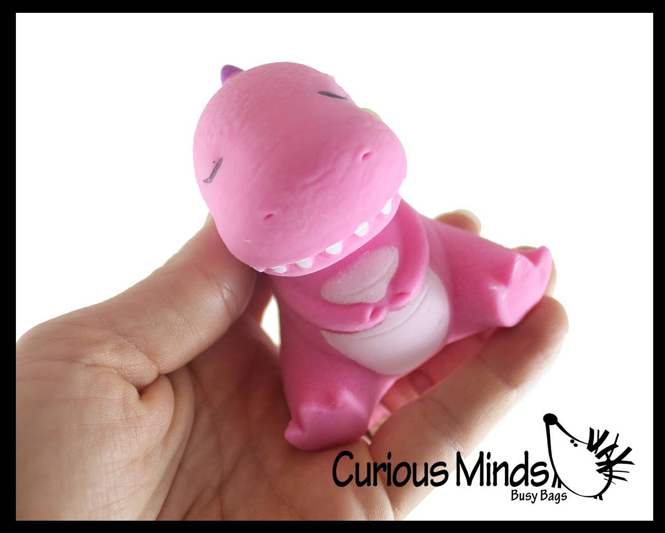 Dinosaur Soft Cream Doh Filled Stress Ball - Squishy Gooe