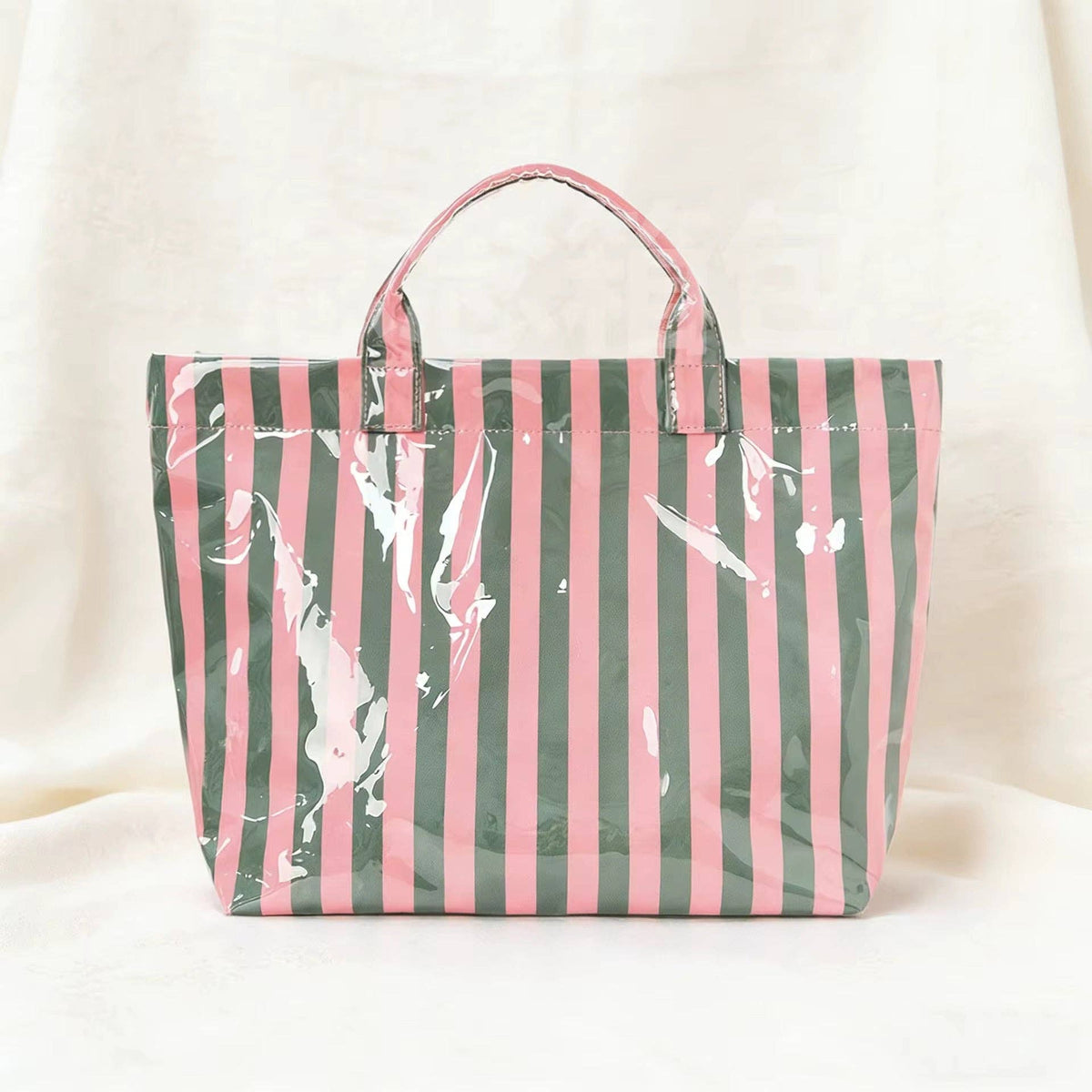 Preppy Striped Tote