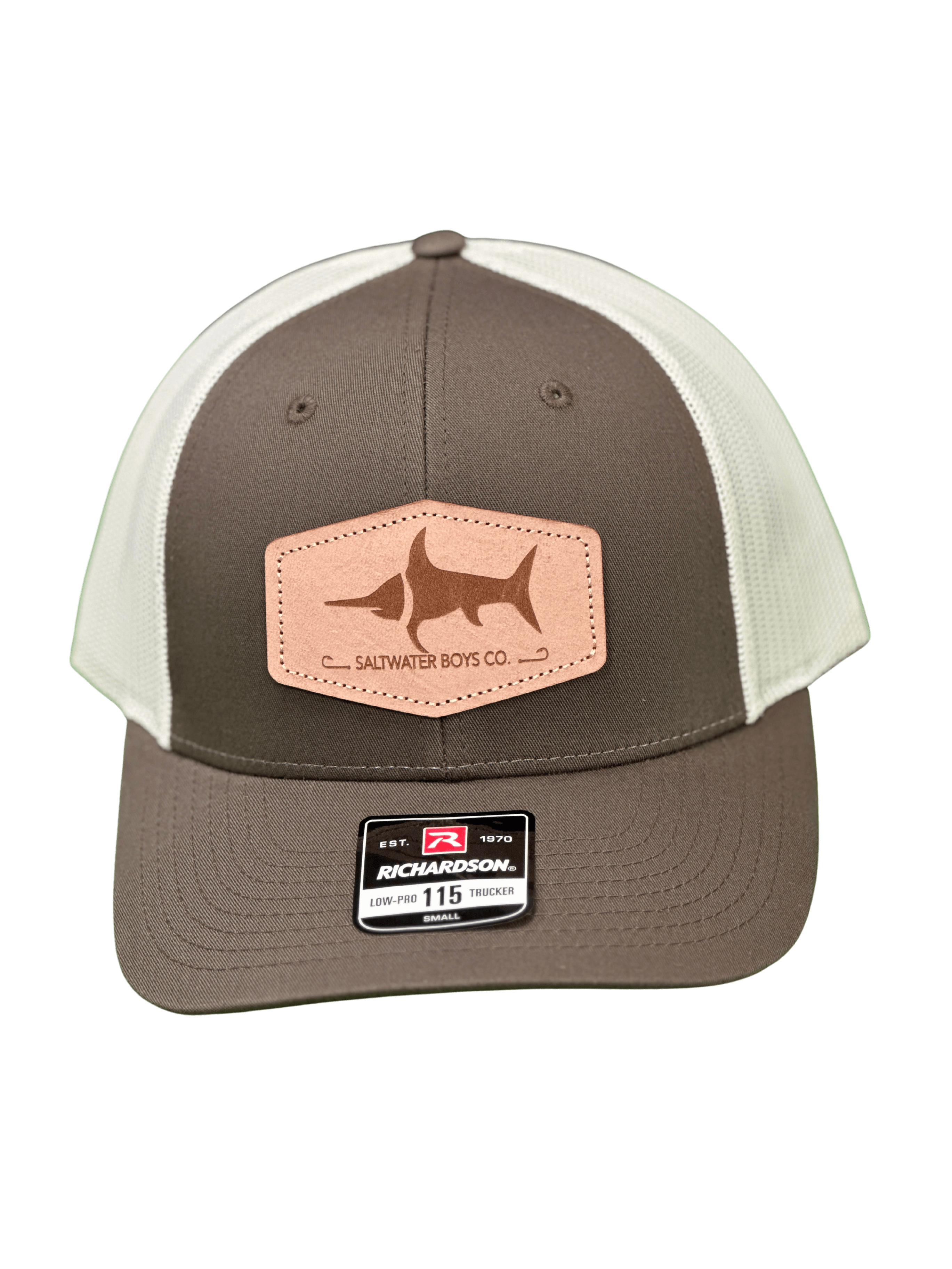 Leather Logo Hat Brown