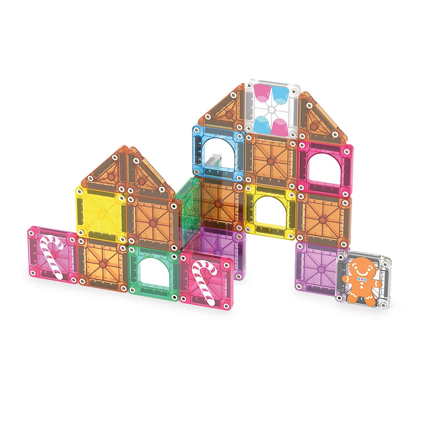 MicroMAGS Gingerbread House 24 Piece Travel Set