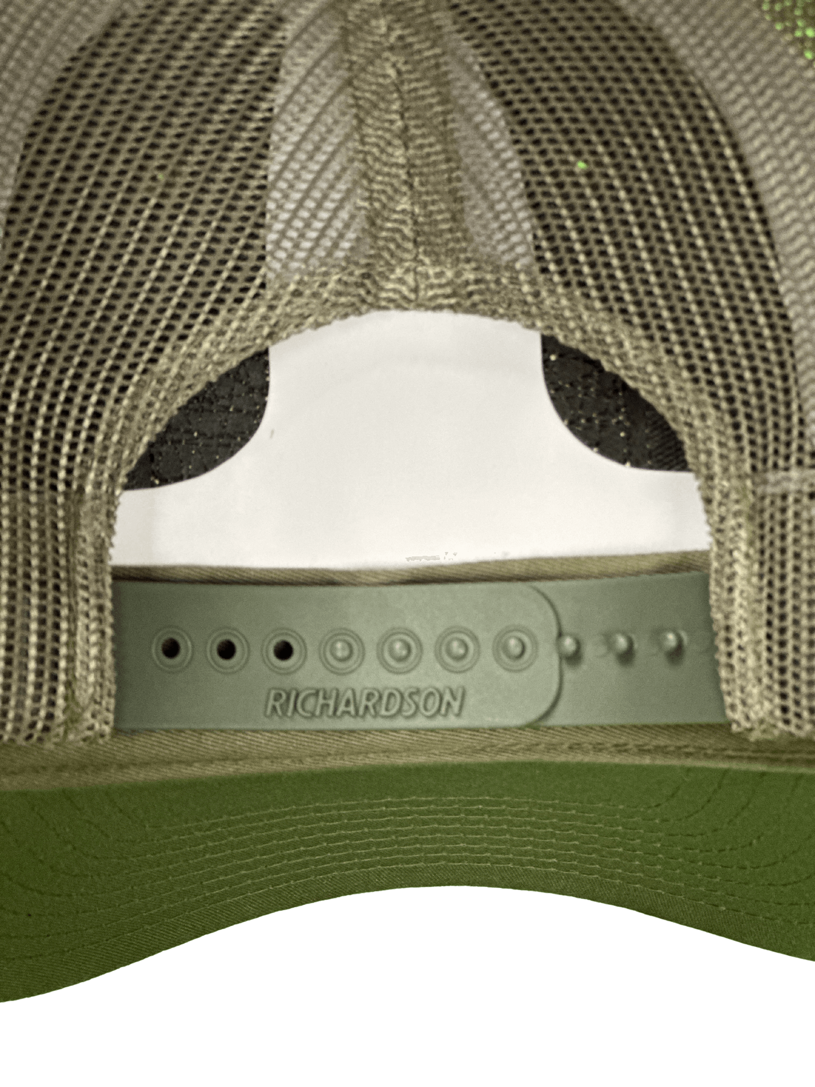 Leather Logo Hat Olive