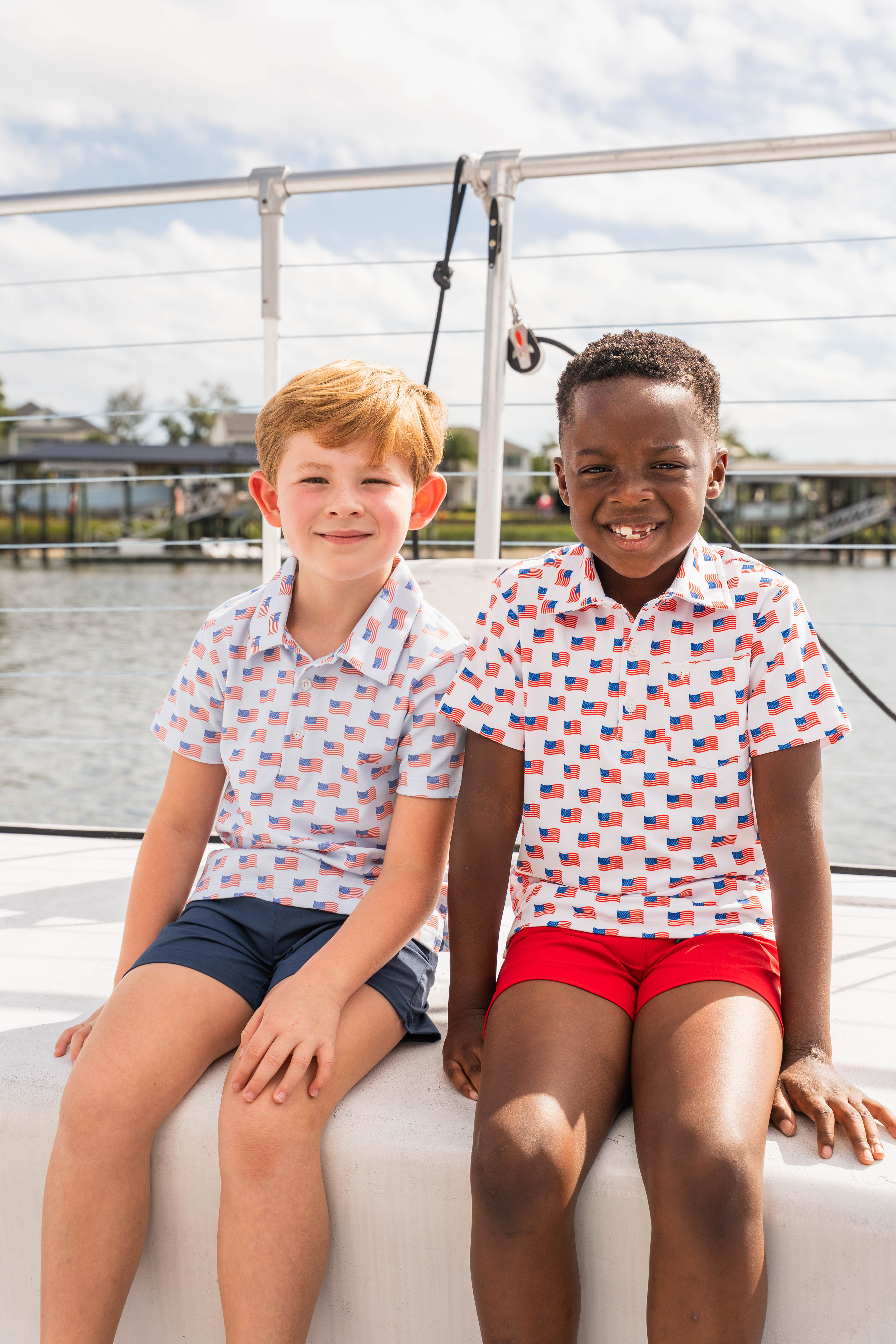 Inshore Performance Polo Flags