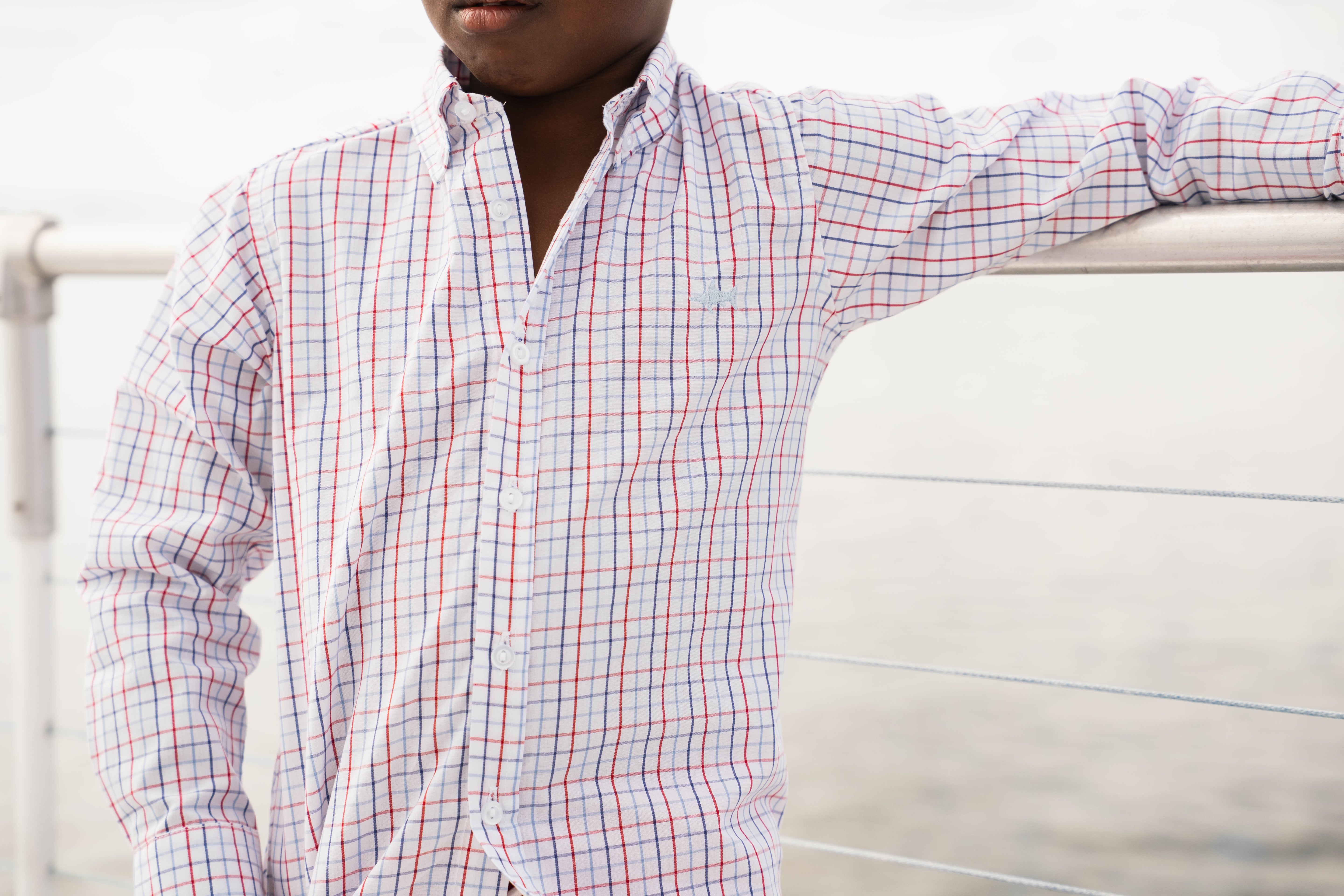 Carter Oxford Shirt Patriotic Plaid