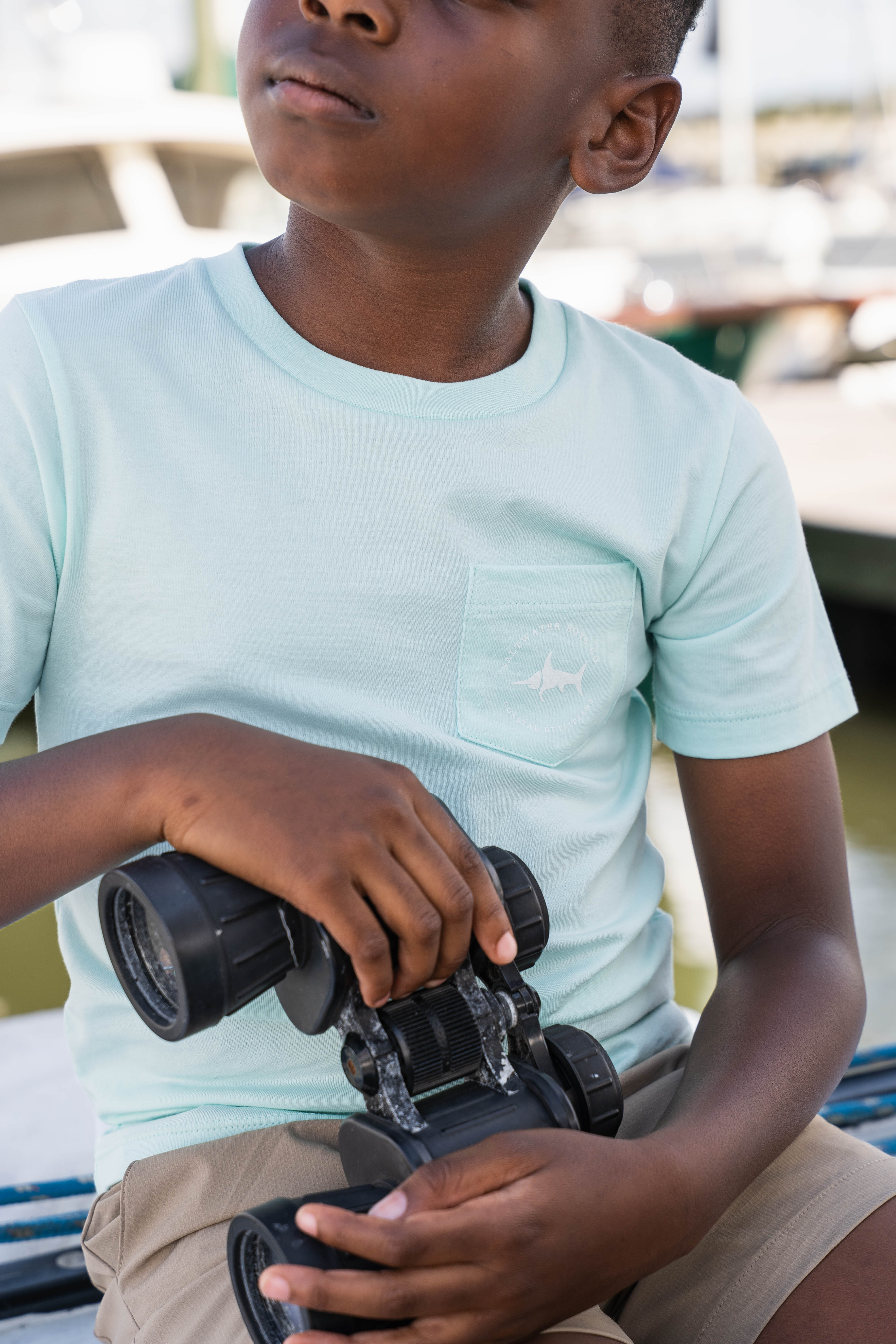 Atlantic Bonito Fish T-Shirt - Aqua