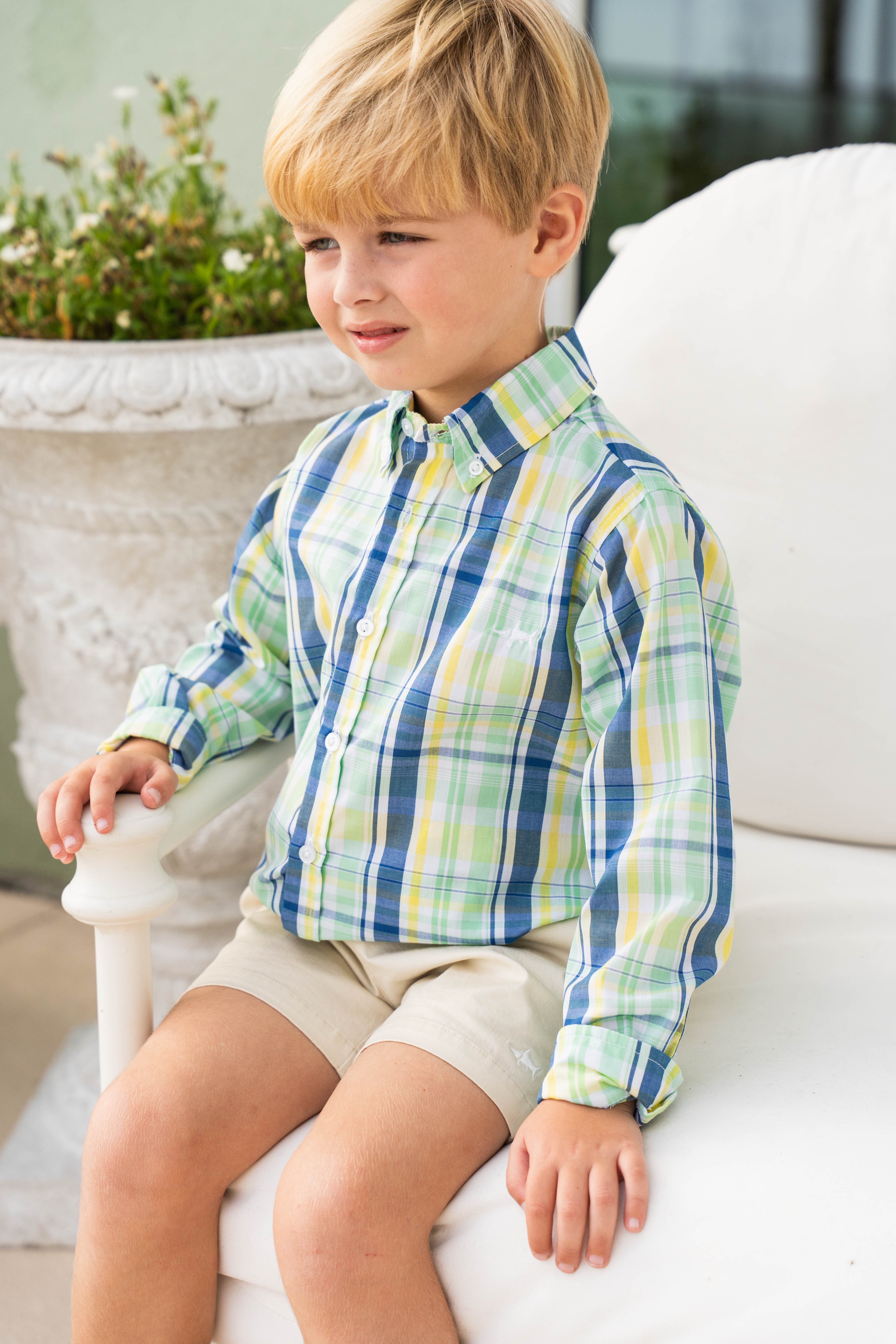 Carter Oxford Shirt Golf Plaid