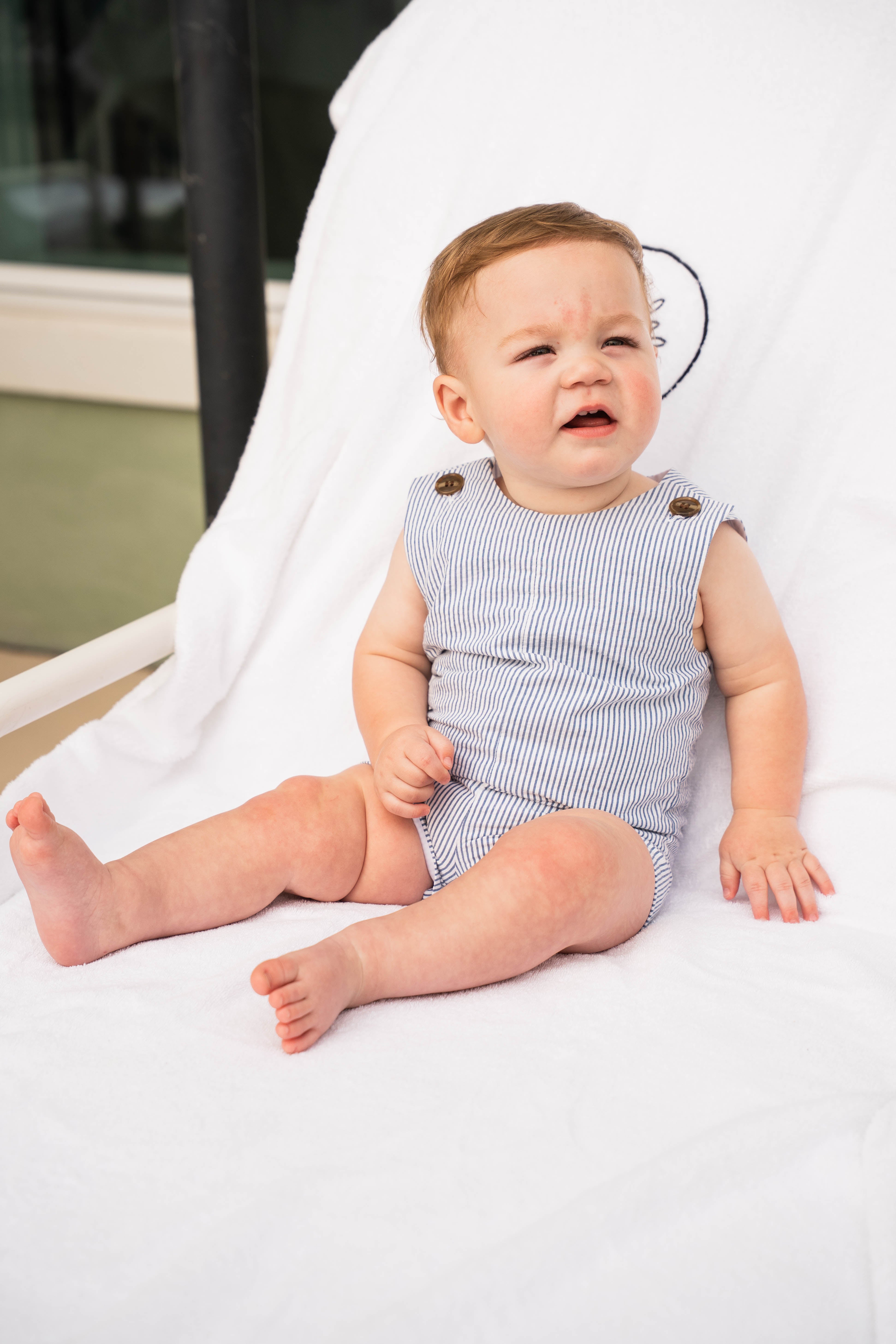 Rivers Jon Jon Navy Seersucker