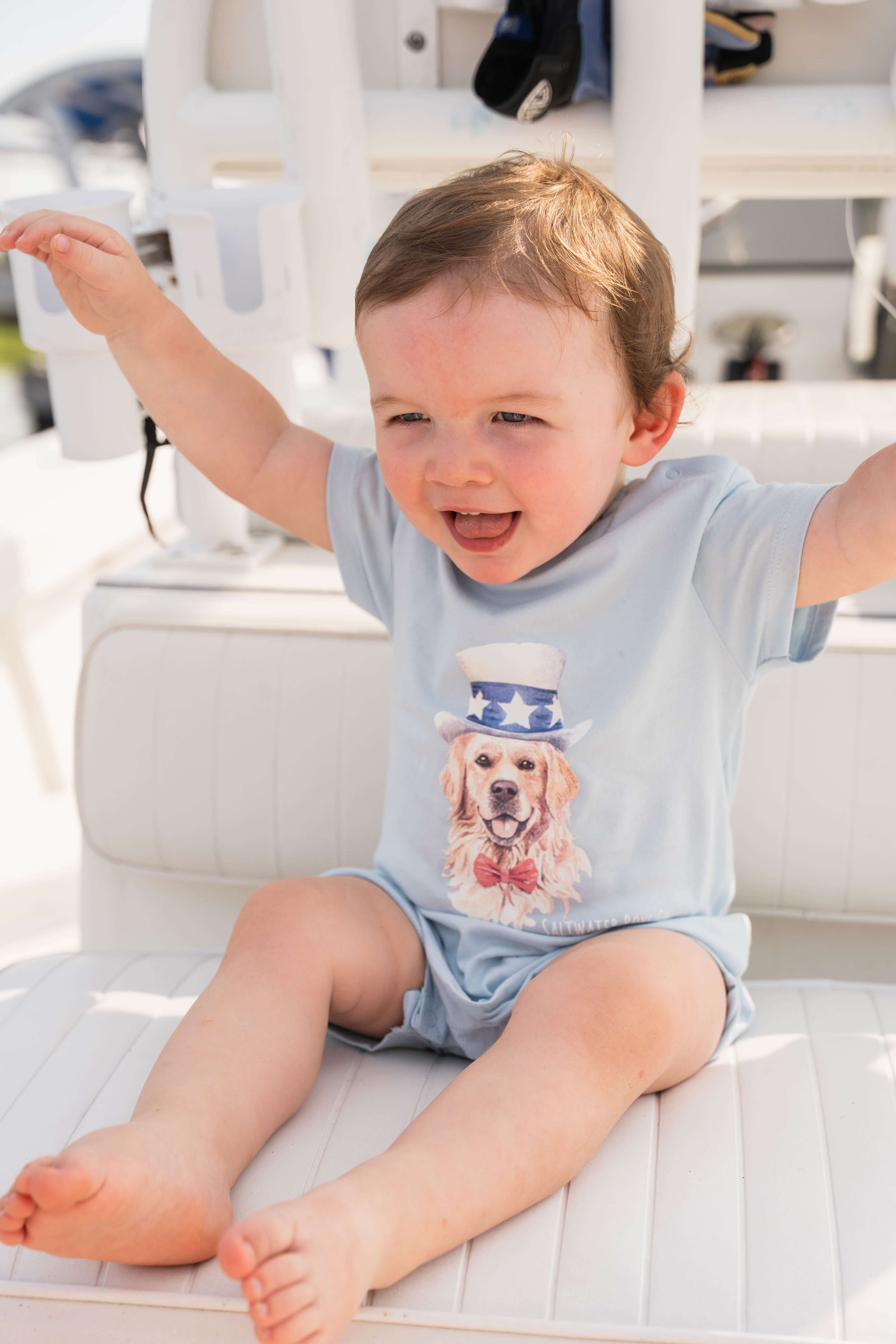 Patriotic Pup Romper