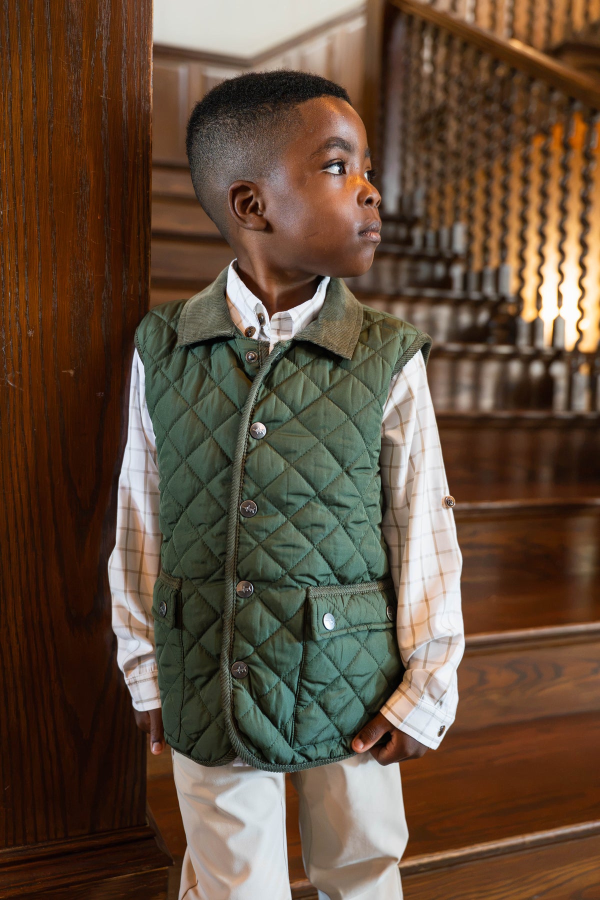 Derby Vest - Olive