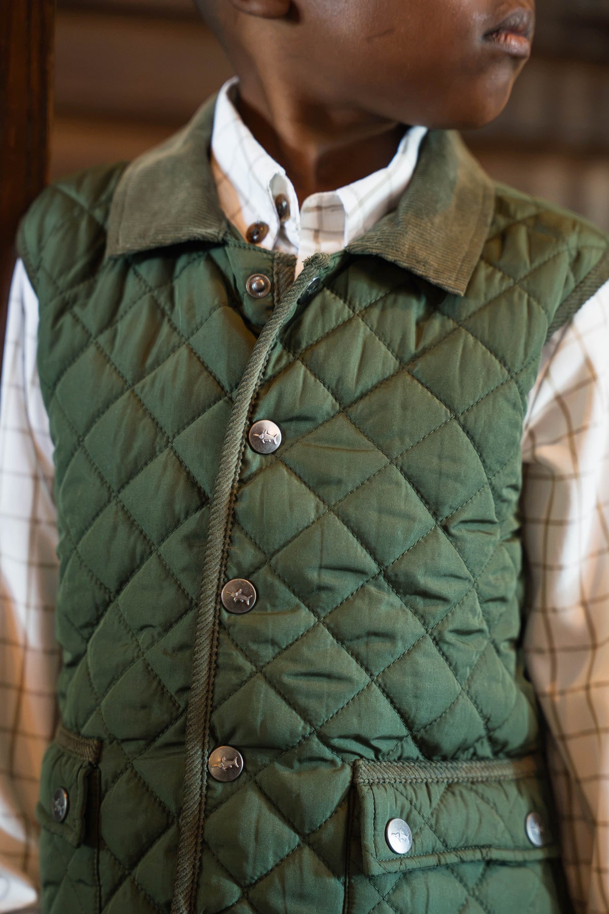 Derby Vest - Olive