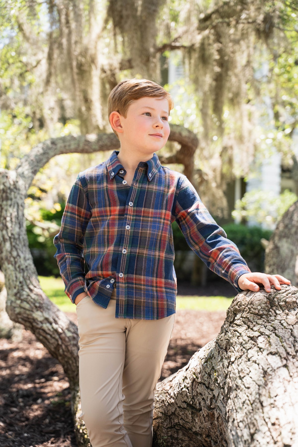 Folly Island Flannel - Blue Plaid