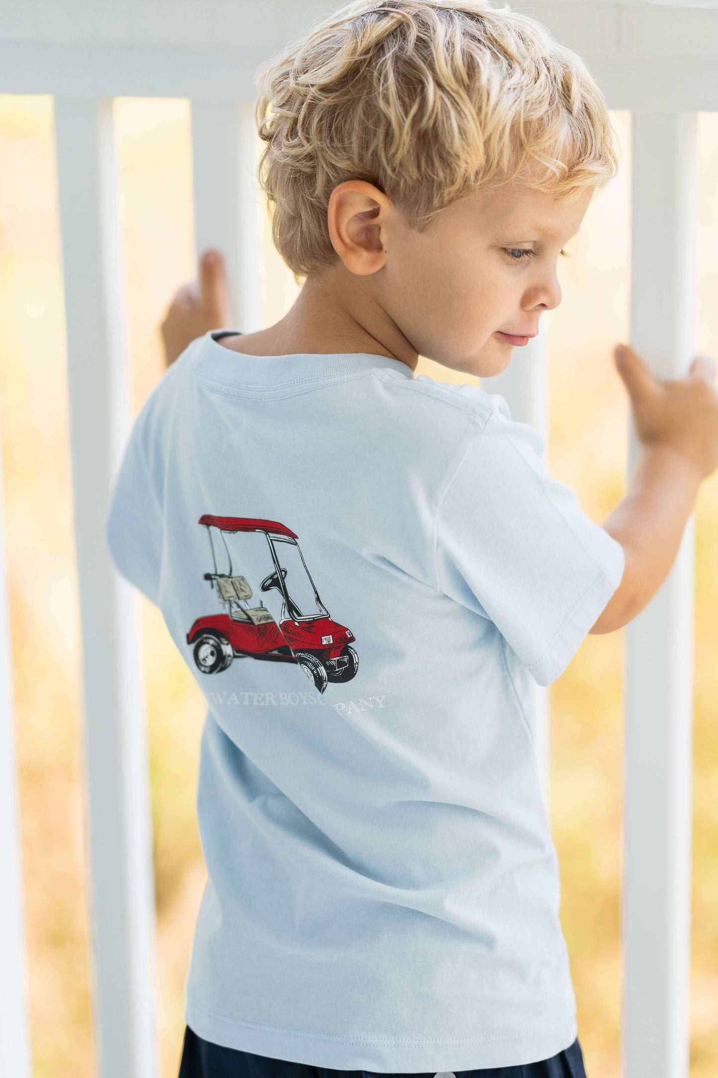 Red Golfcart Graphic Tee