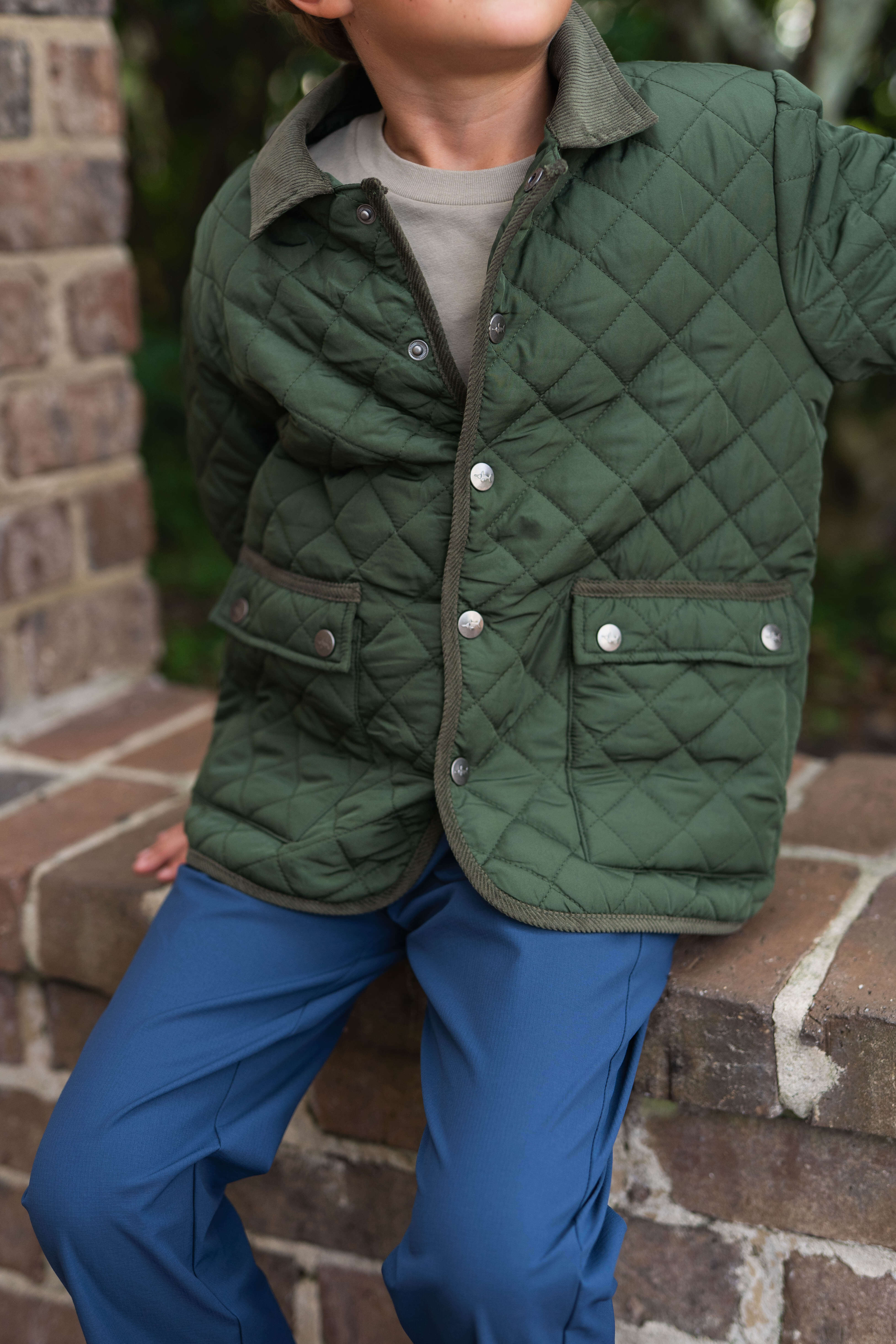 Derby Field Boys Jacket Green