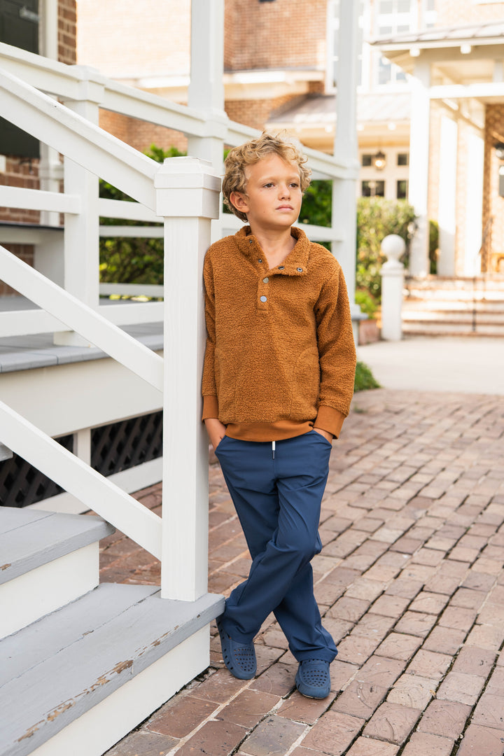 Lanier Boys Pullover Tan