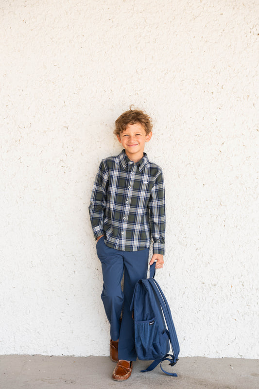 Folly Island Flannel Green