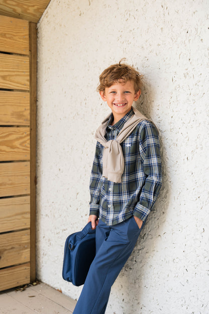 Folly Island Flannel Green