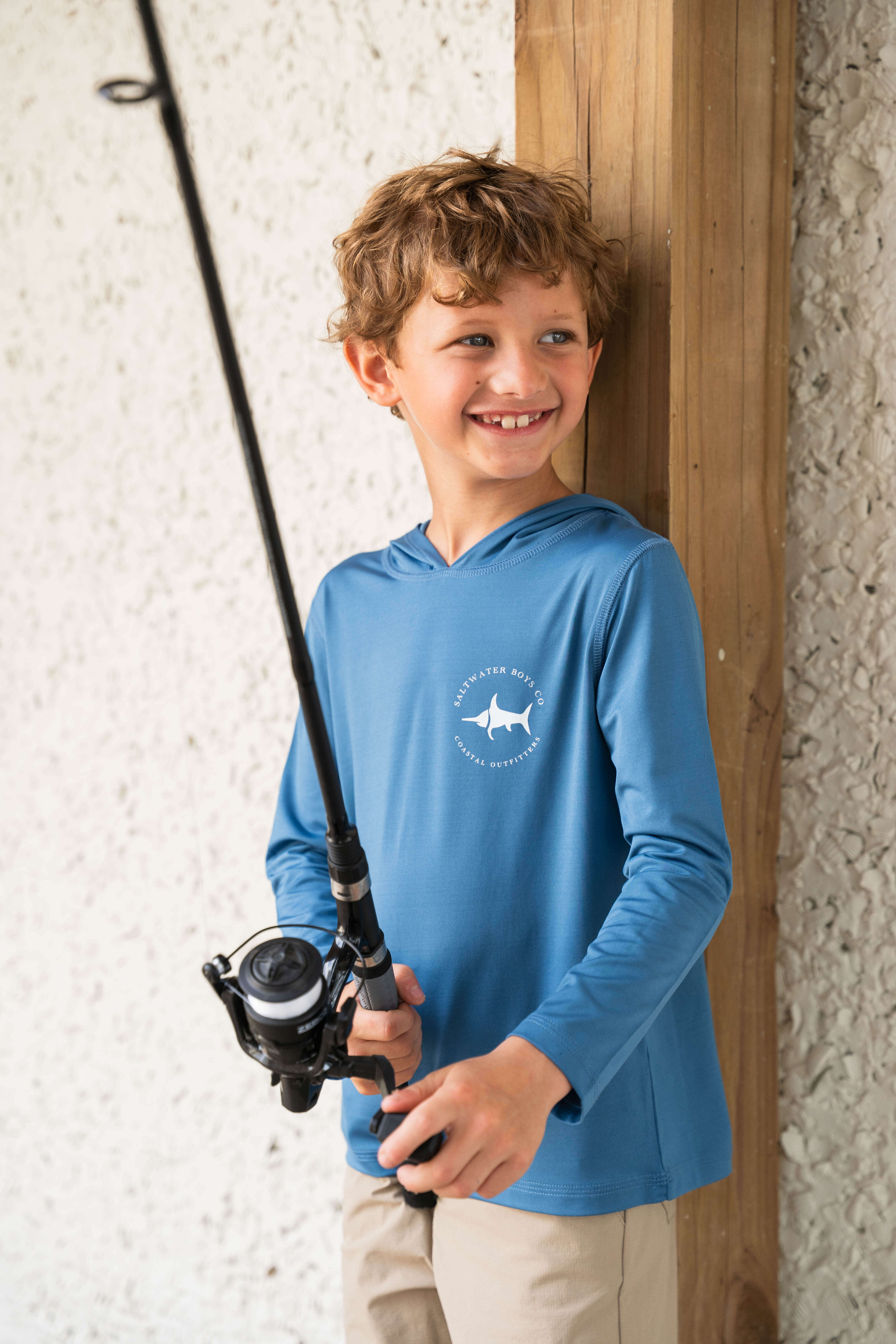 Tuna Boys Performance Hoodie Blue