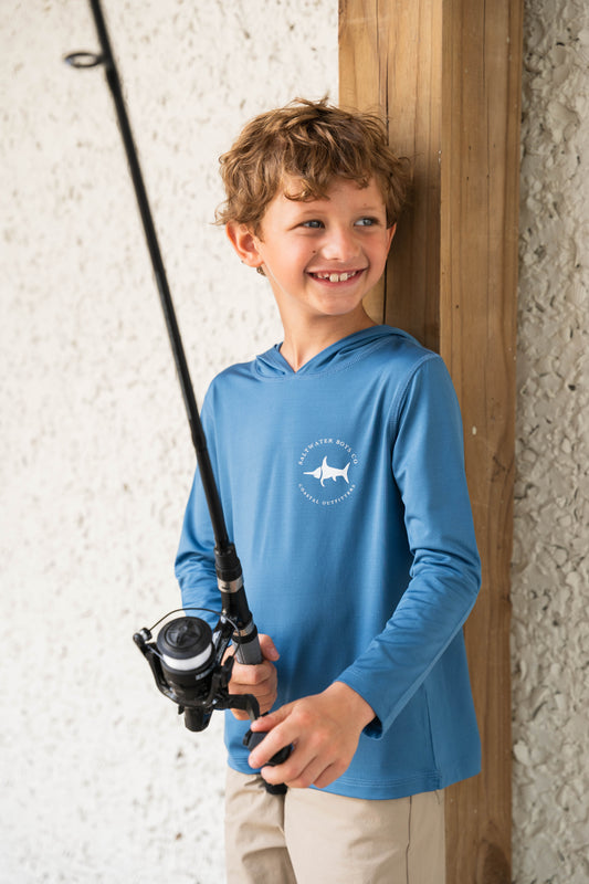Tuna Performance Hoodie Blue