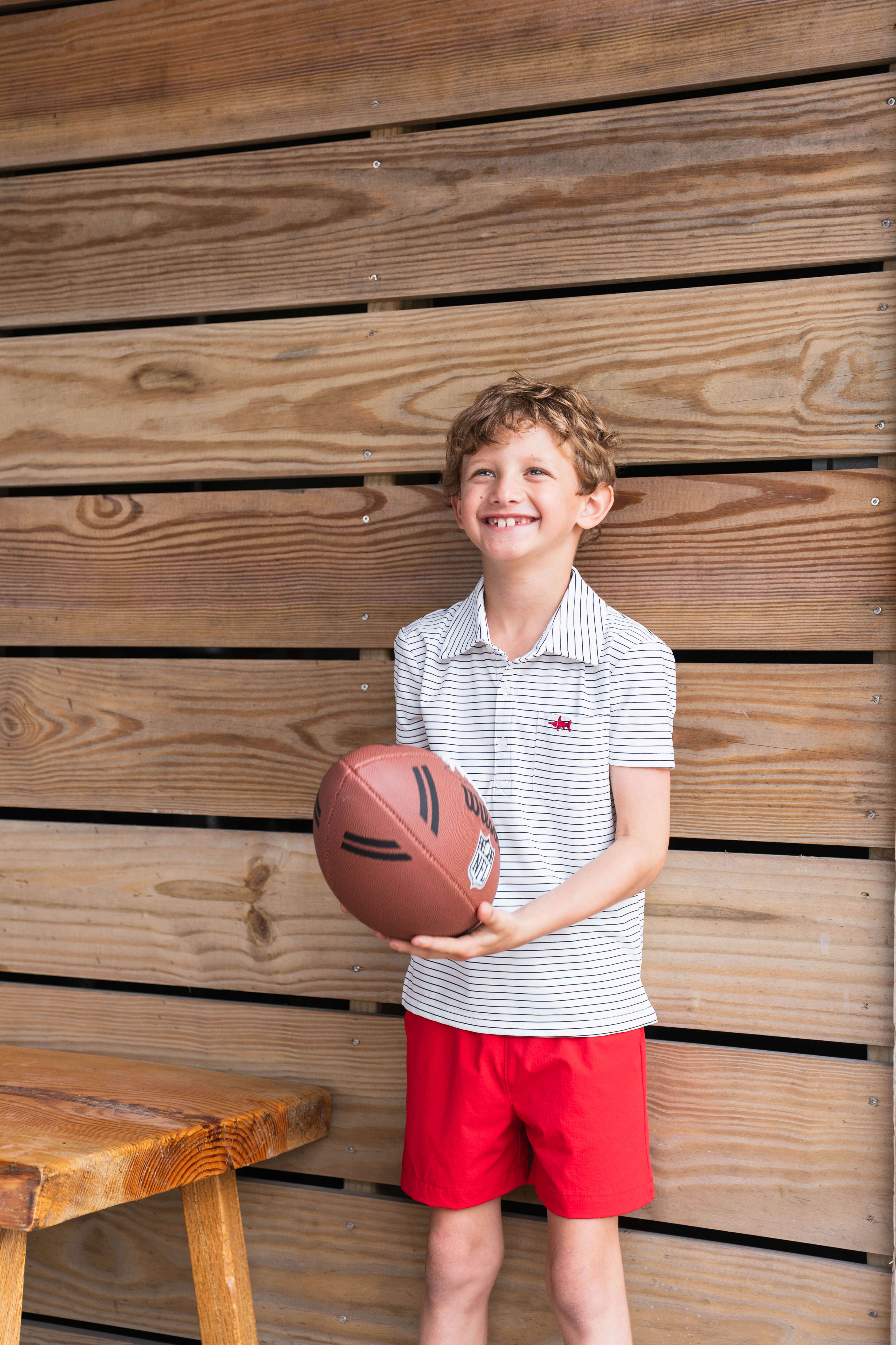 Topsail Boys Performance Short Red