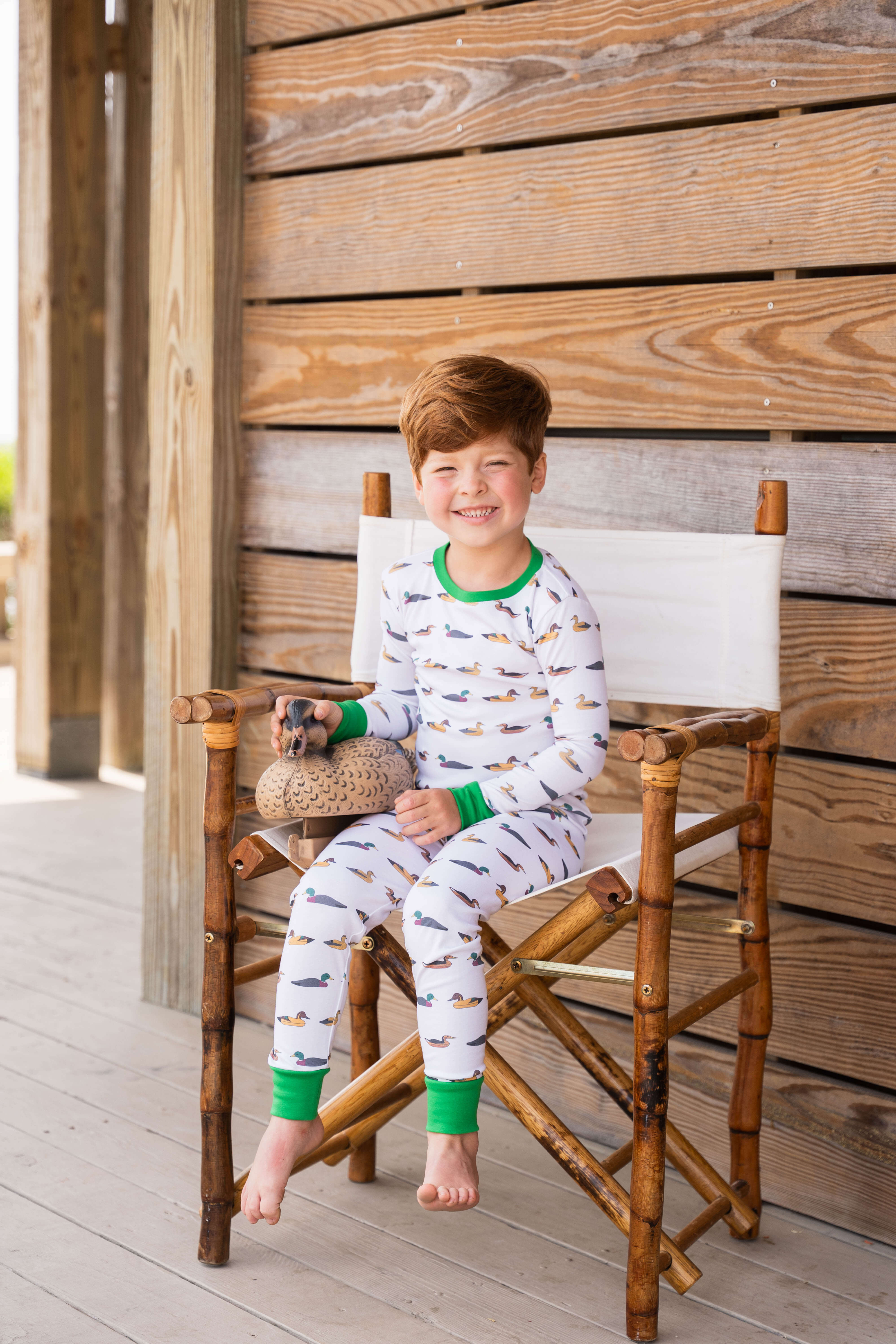 Jekyll Pima 2 Piece Boys Pajamas Mallards