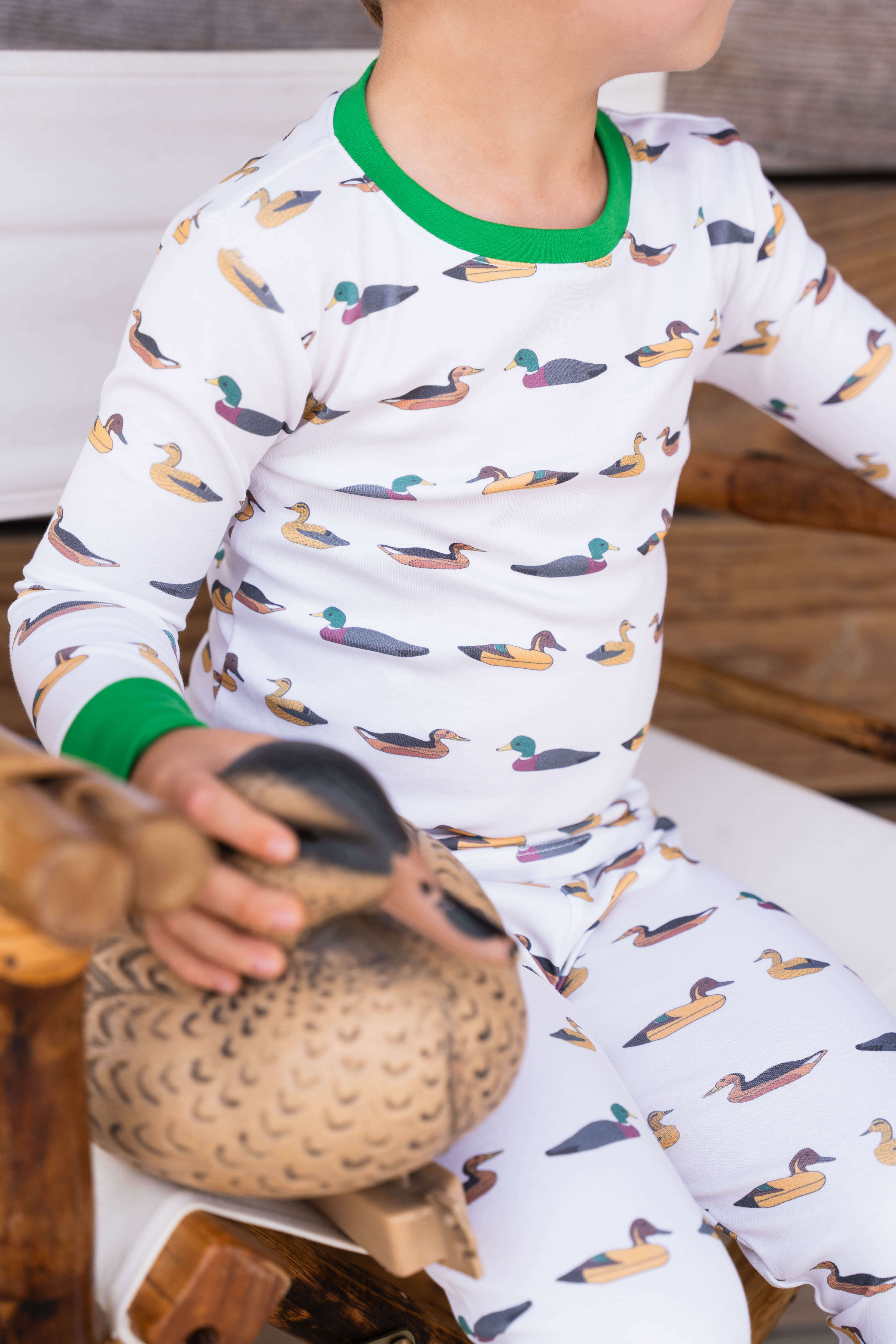 Jekyll Pima 2 Piece Boys Pajamas Mallards