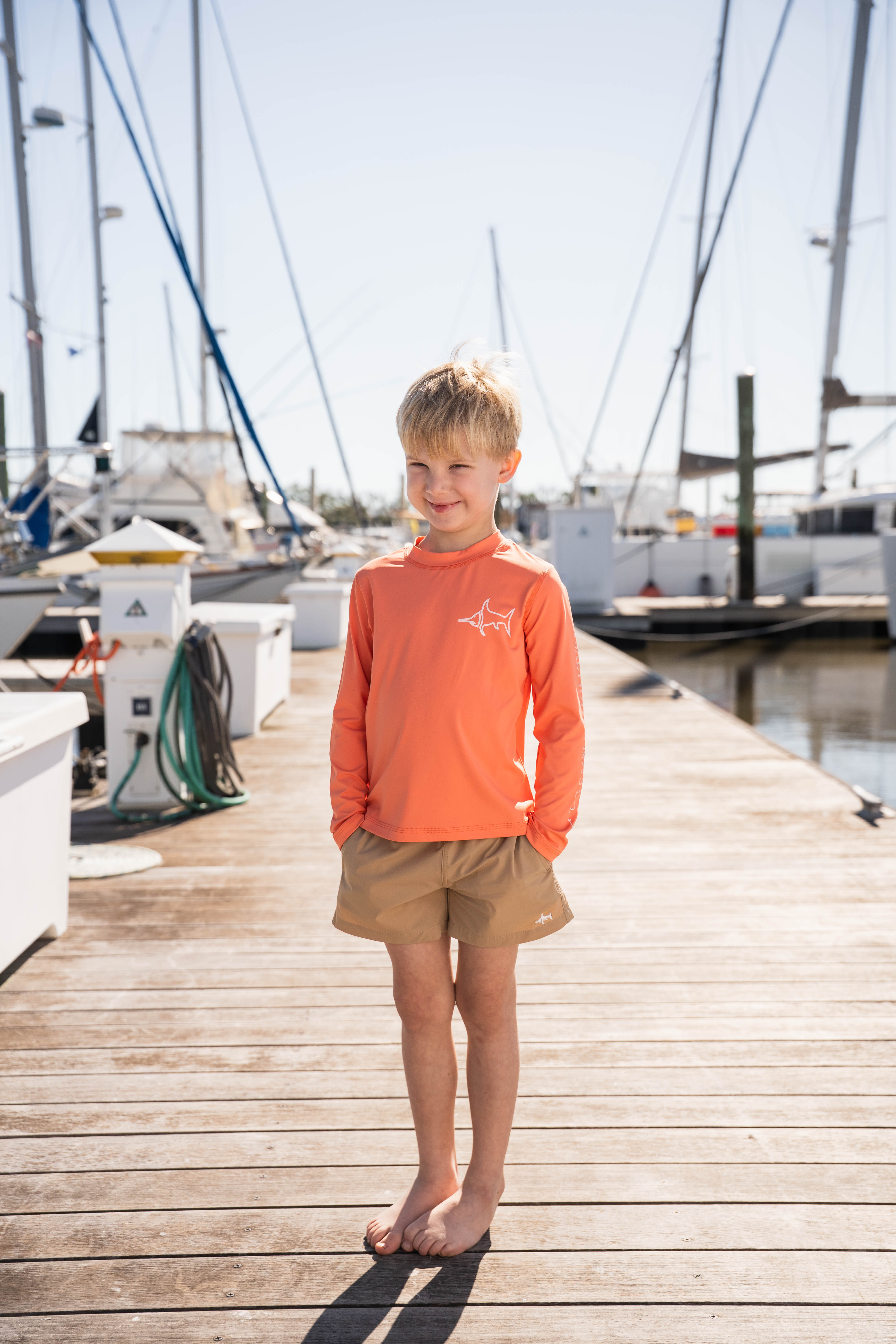 Tybee Rashguard Coral