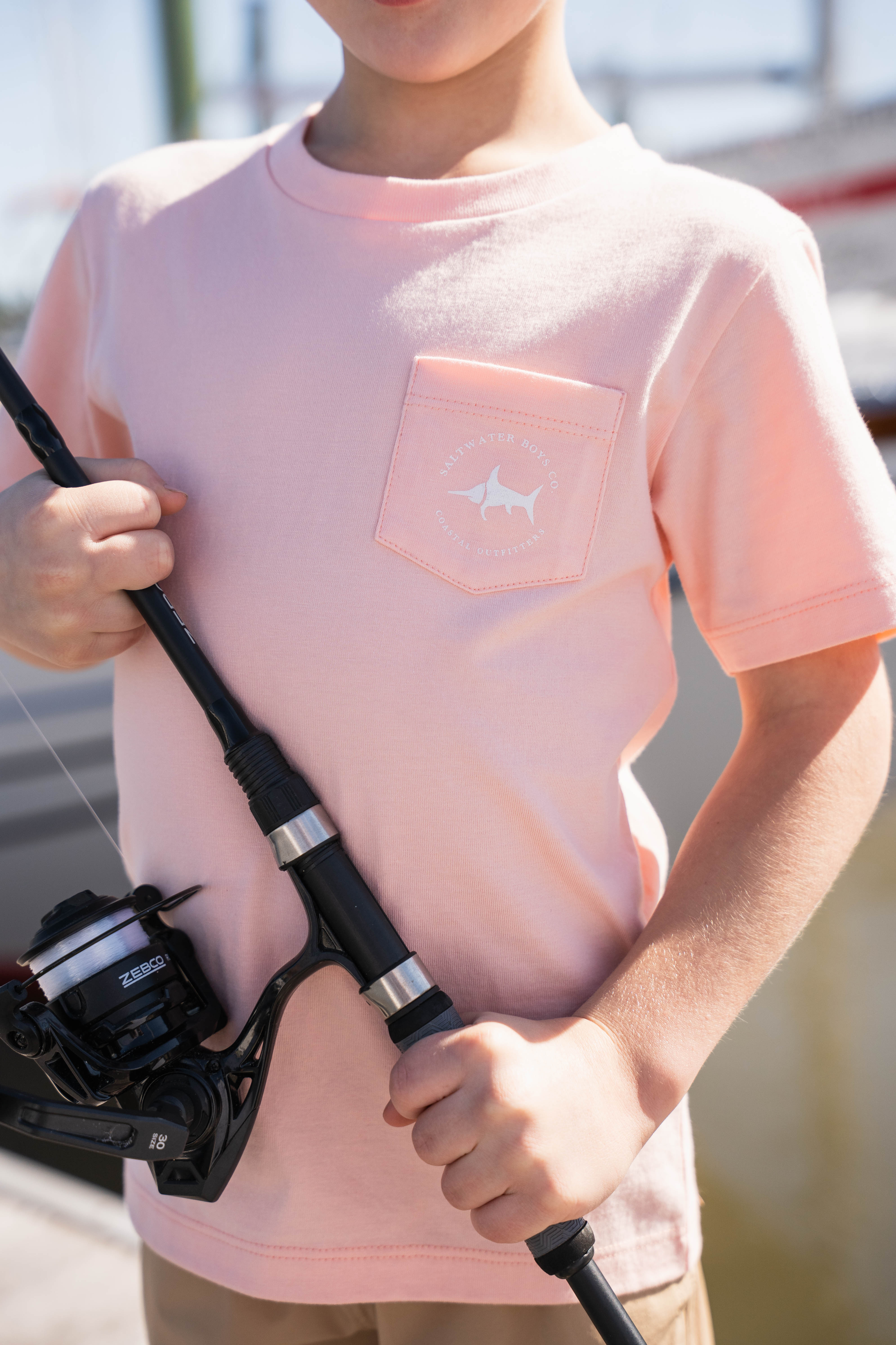 Lighthouse T-Shirt - Salmon