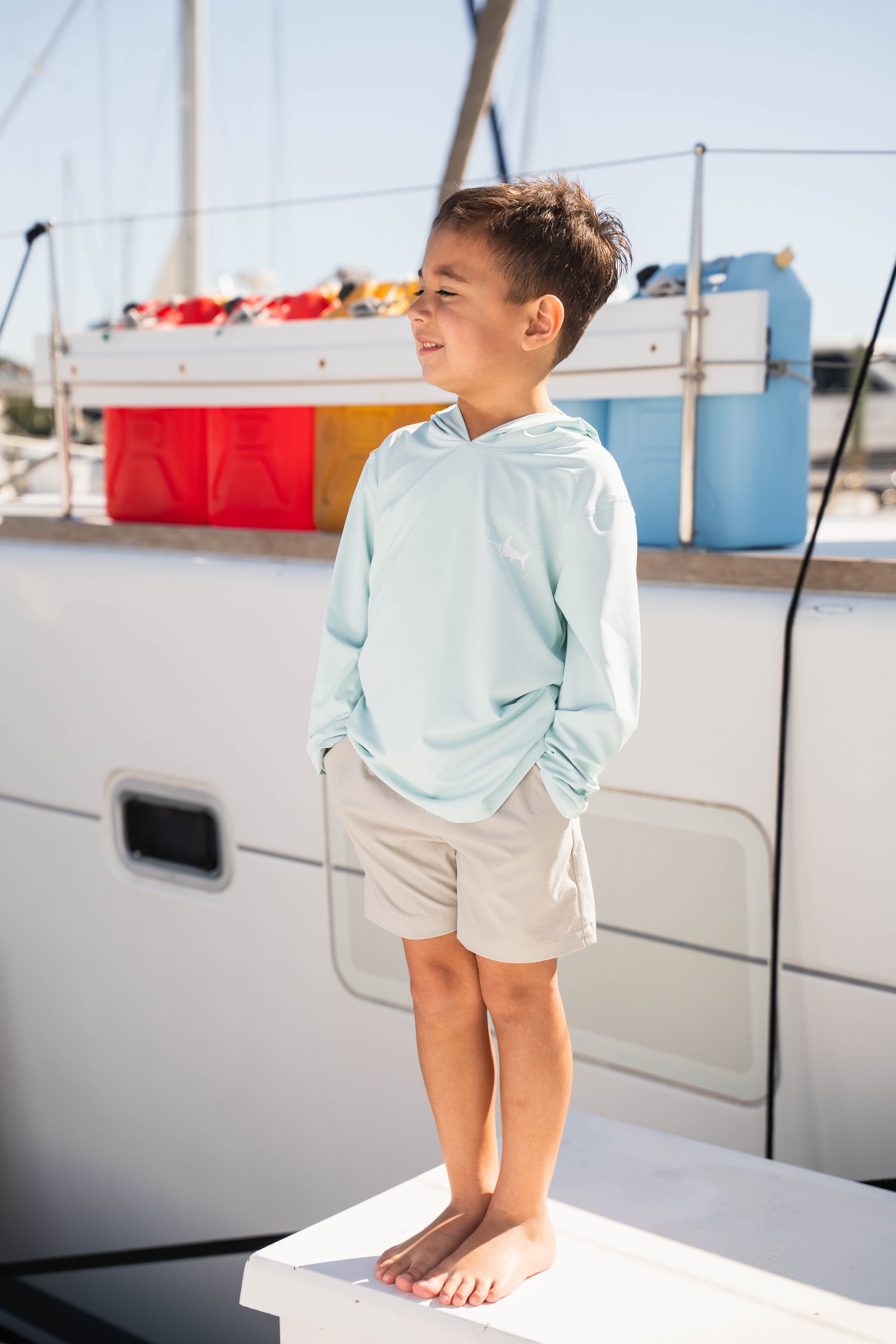 Performance Hoodie Light Blue Wahoo