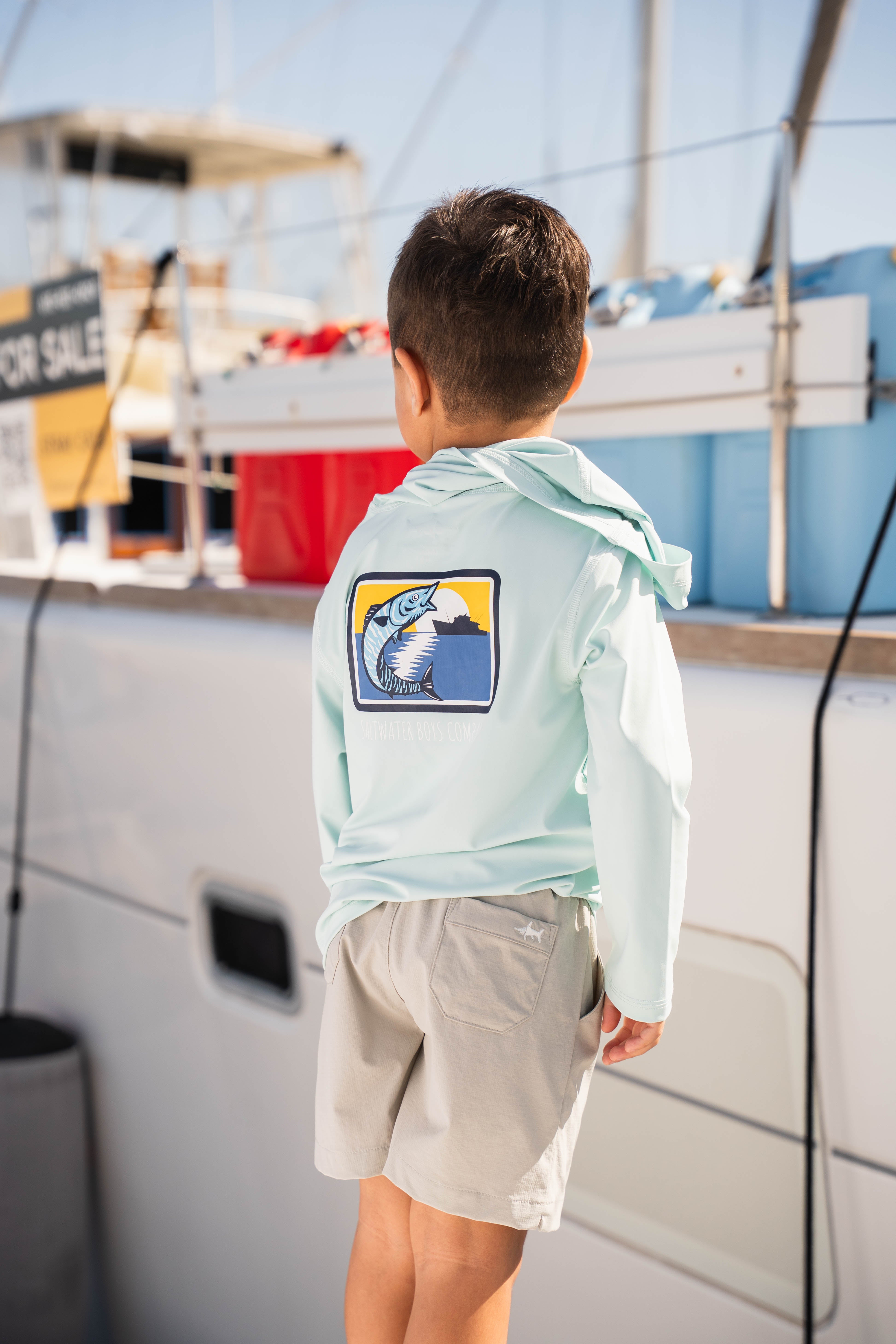 Performance Hoodie Light Blue Wahoo