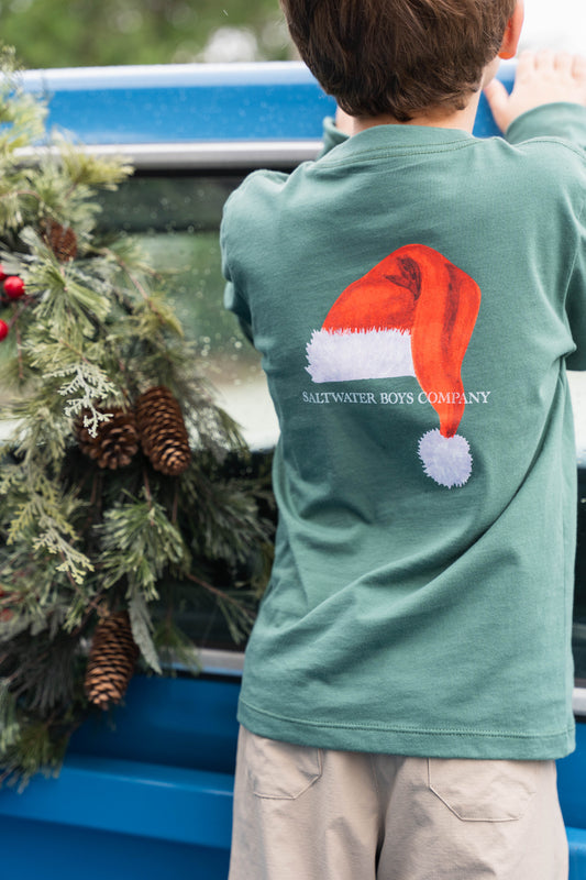 Santa Hat Graphic Tee LS