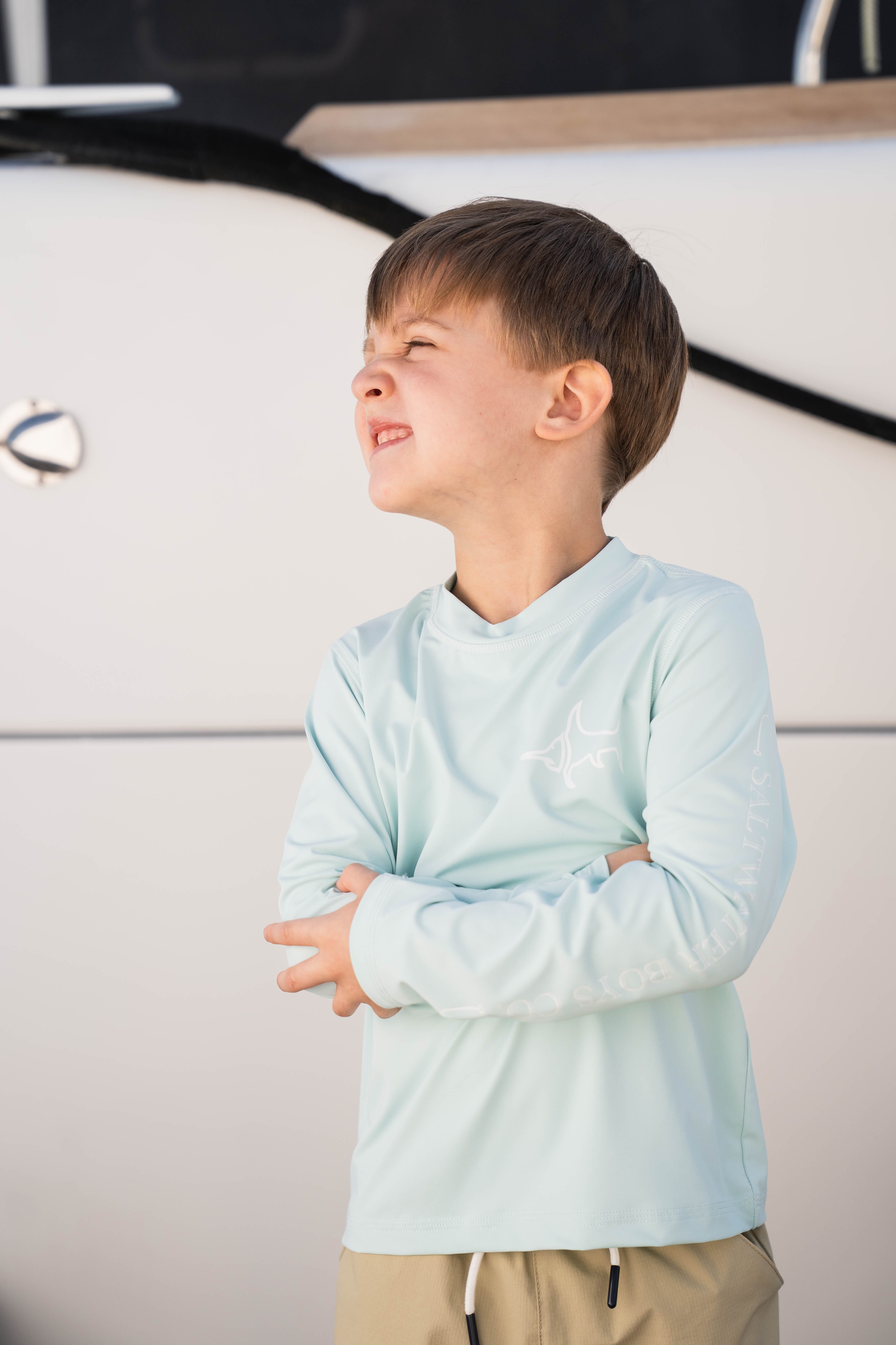 Tybee Rashguard Light Blue