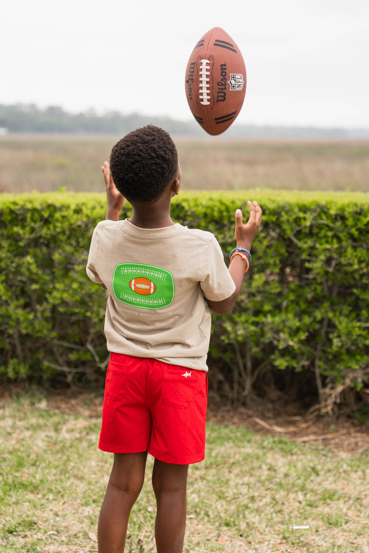 Football Graphic Tee SS Taupe