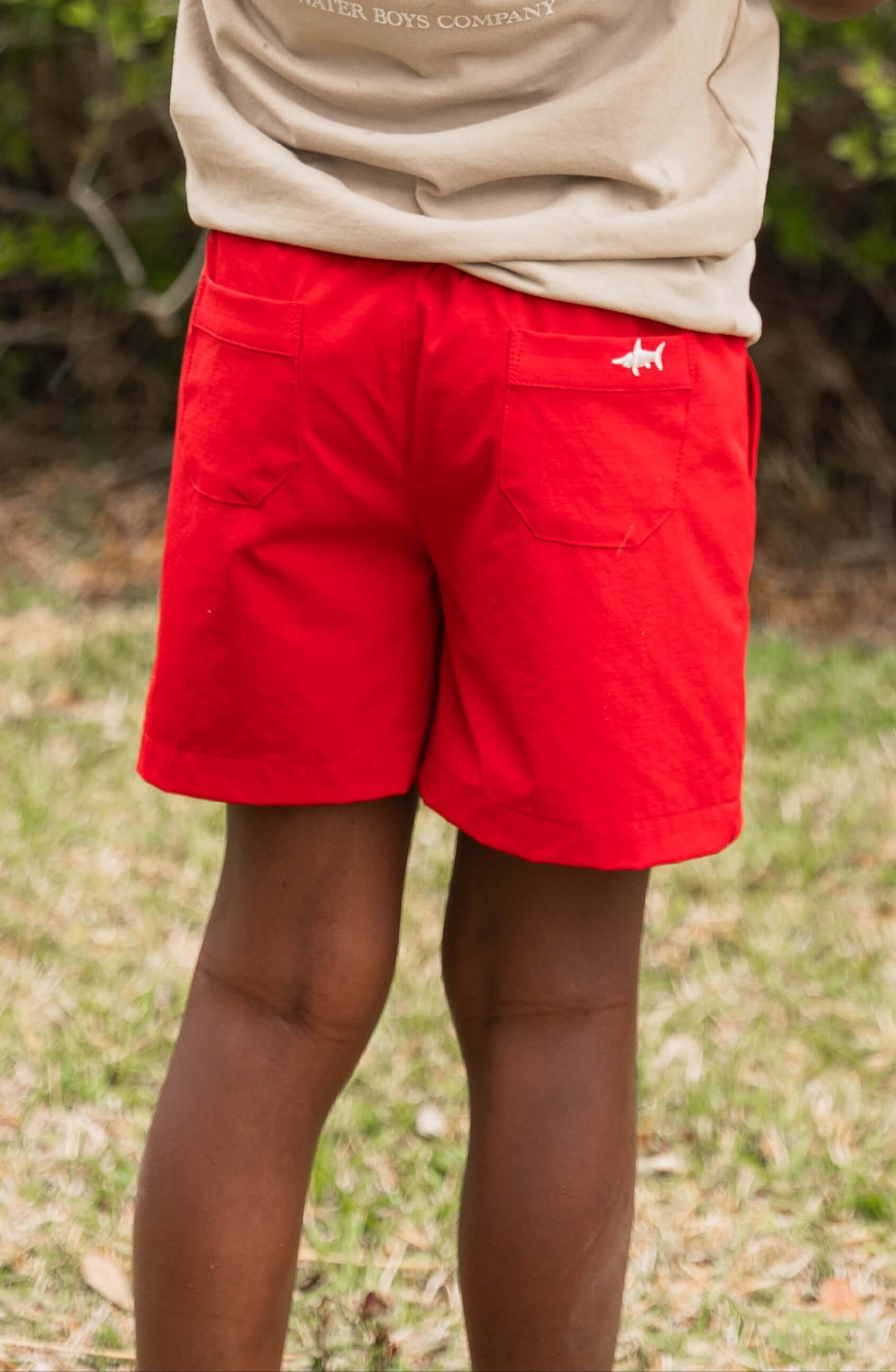 Topsail Boys Performance Short Red