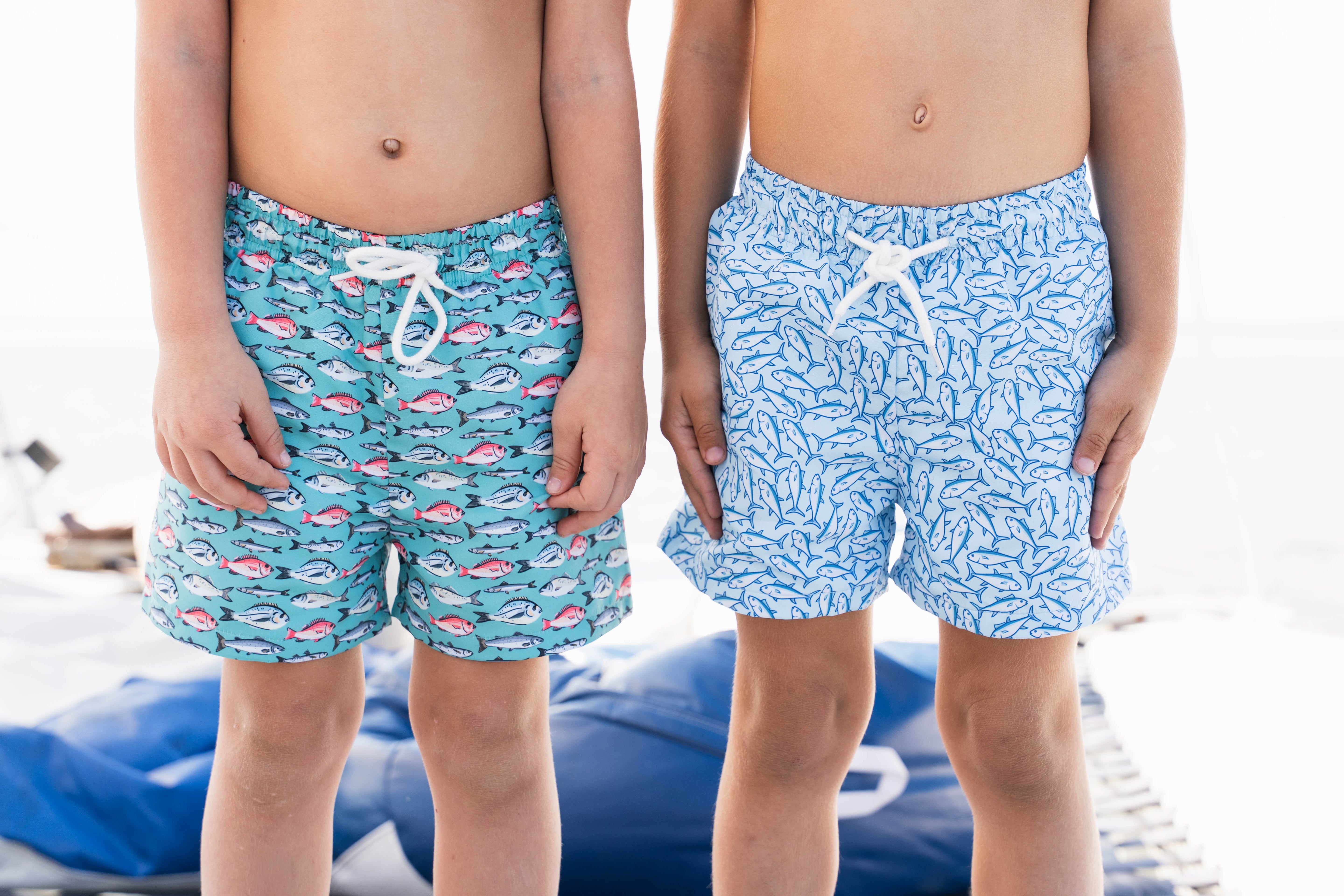 Saint Simons Swim Trunks Blue Tuna