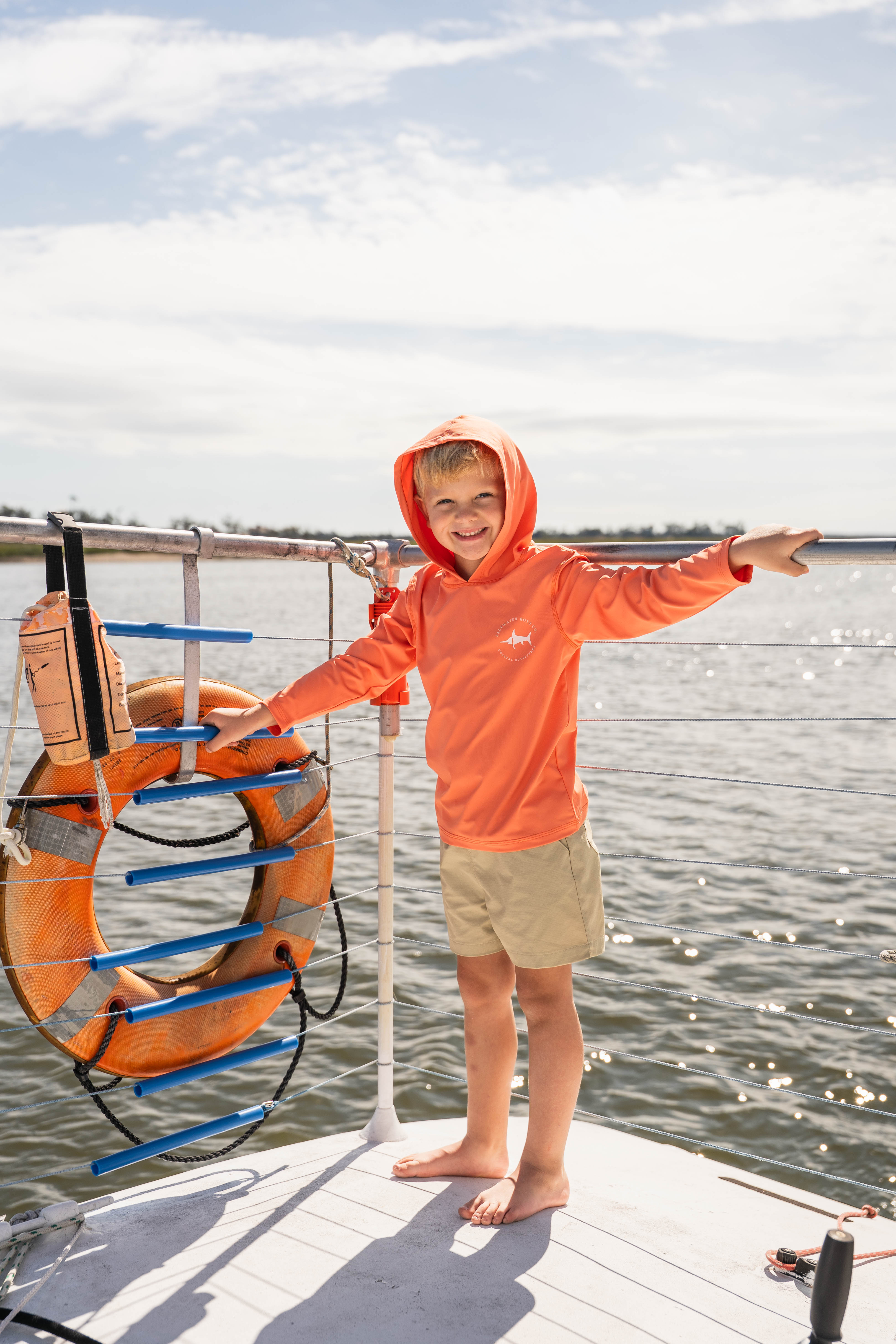 Performance Hoodie Coral Tuna