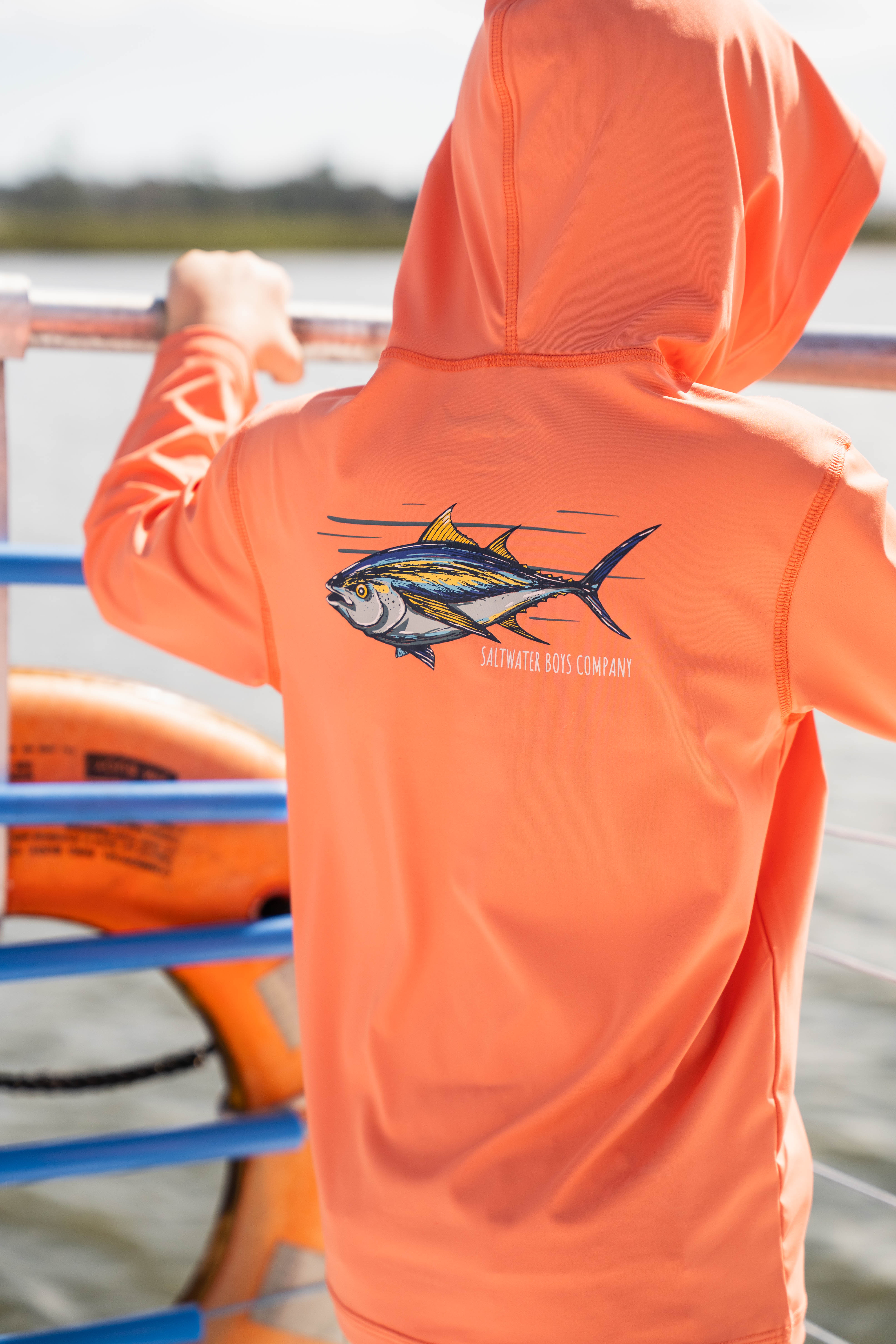 Performance Hoodie Coral Tuna