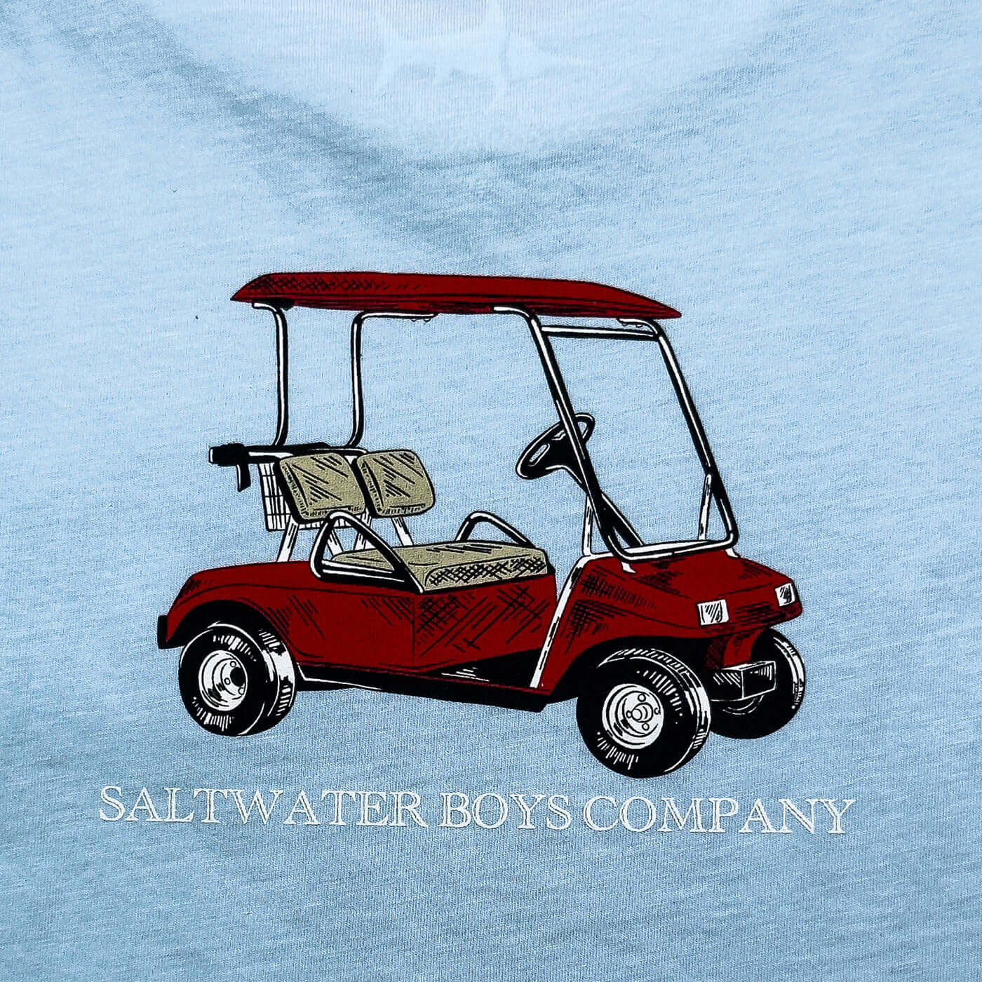 Red Golfcart Graphic Tee