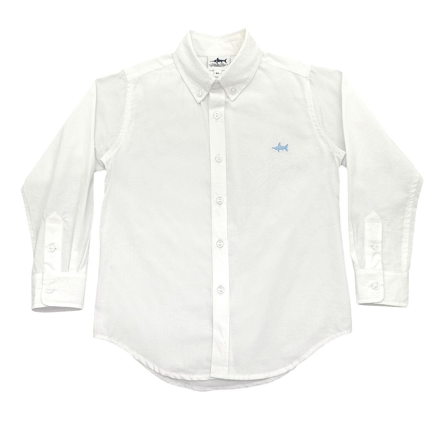 Carter Oxford Shirt White Solid Seersucker