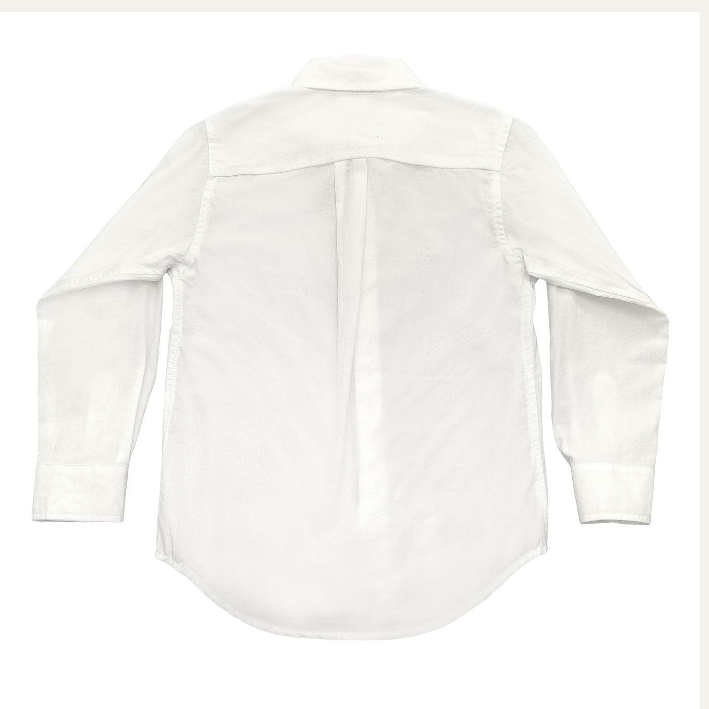 Carter Oxford Shirt White Solid Seersucker