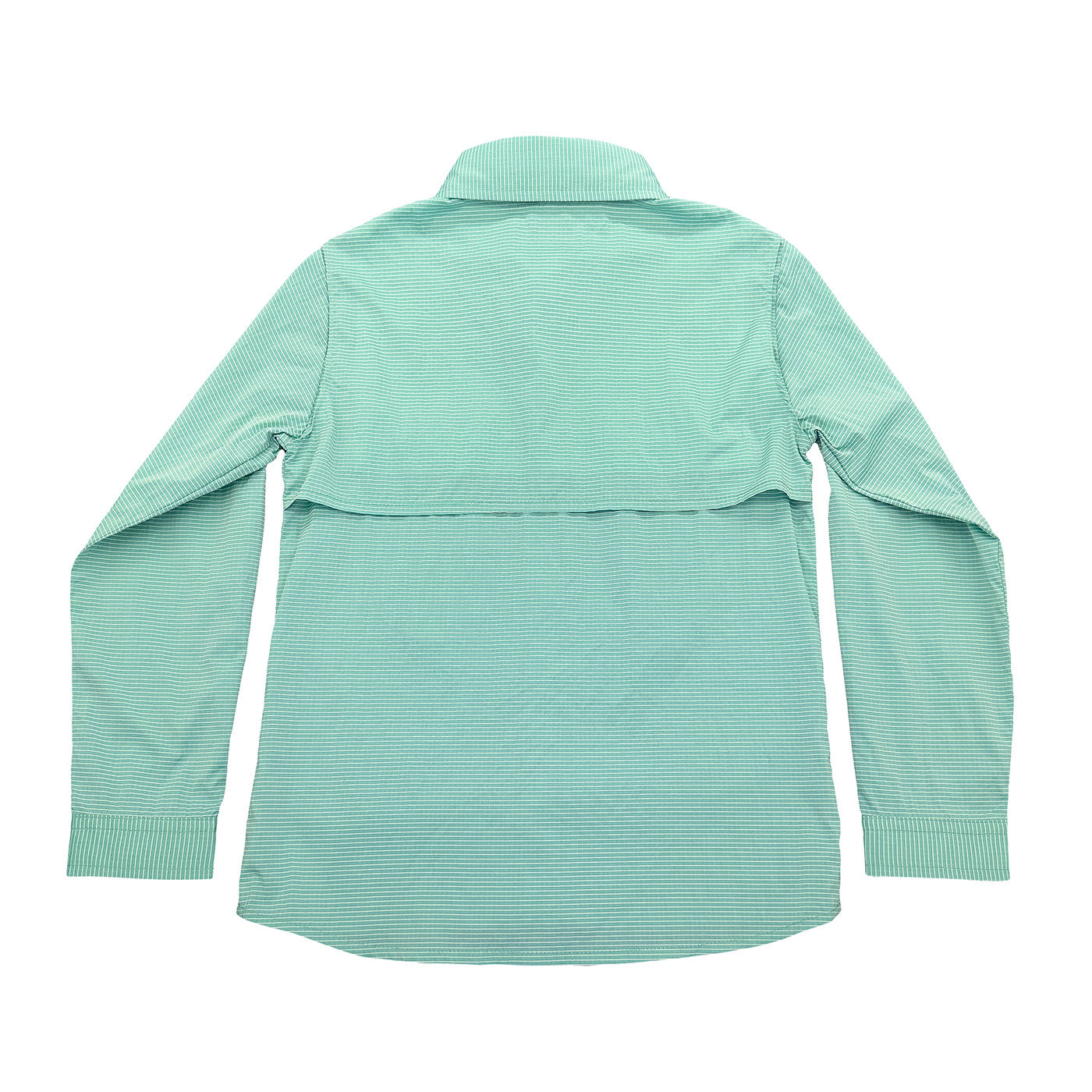 Flagler Fishing Shirt Green Stripe