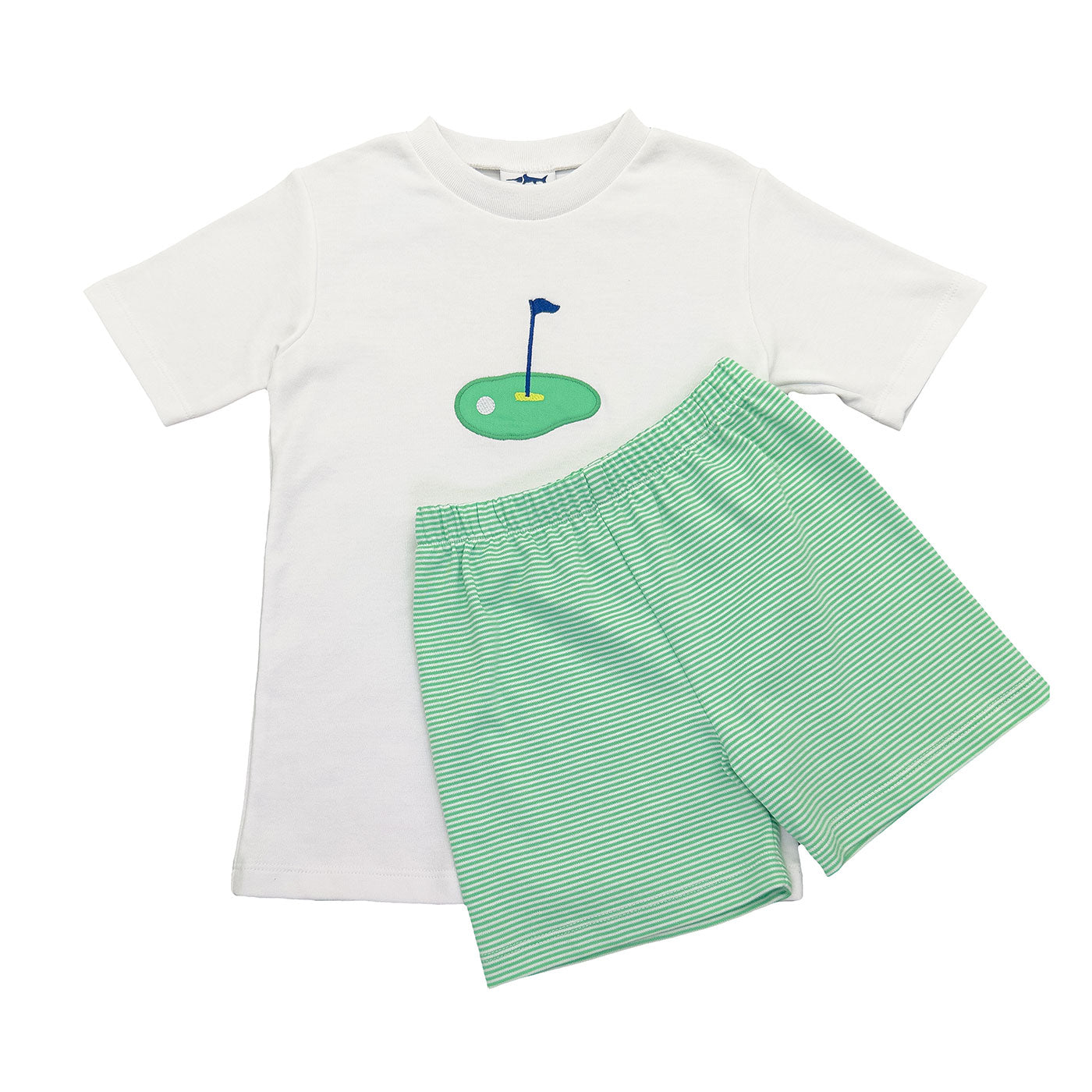 Golf Set Green Stripe