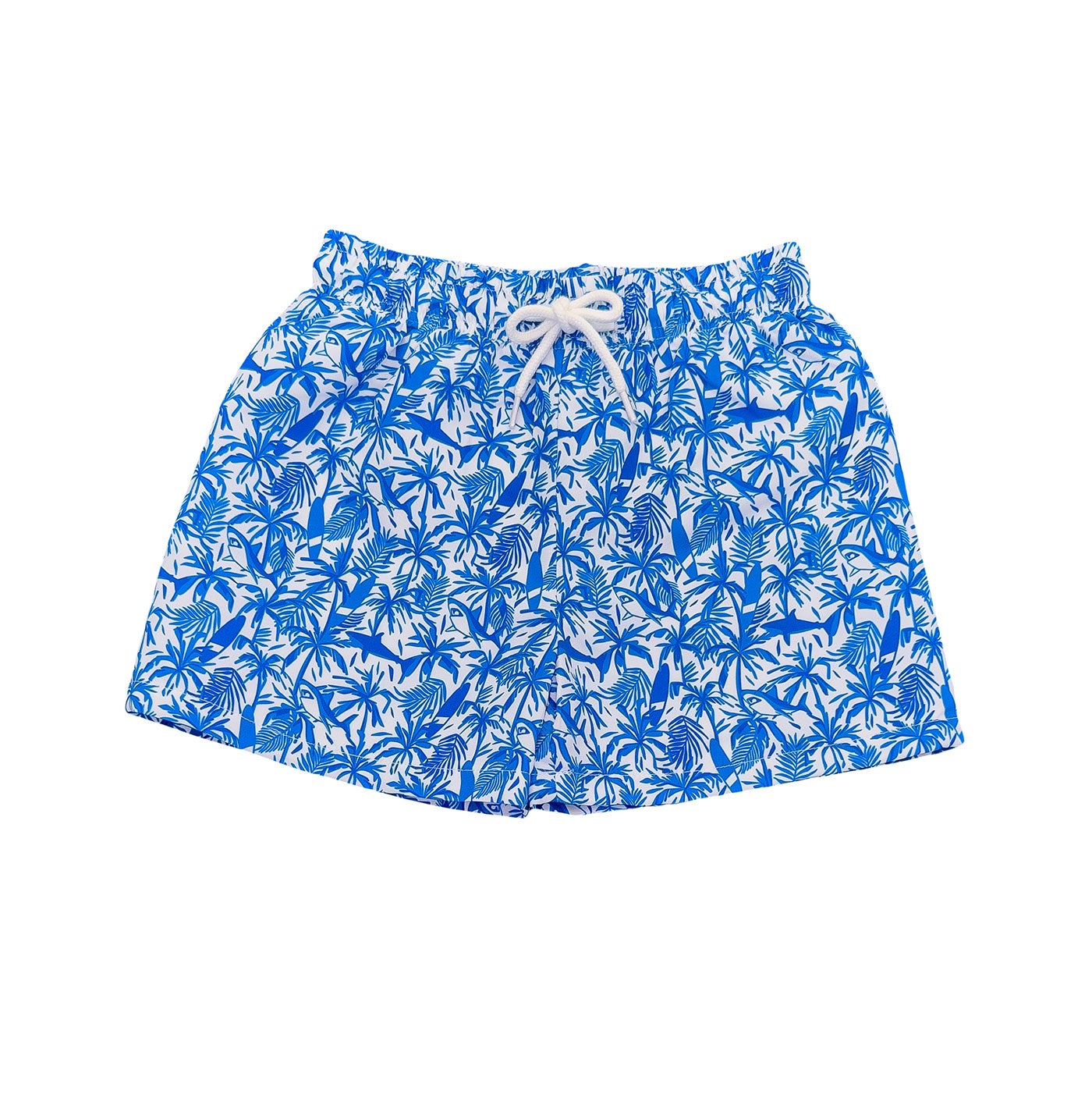 Saint Simons Swim Trunk Blue Surf Toile